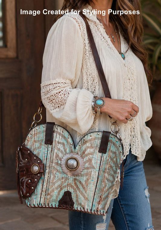 Concealed Carry Cowboy Boot Purse CB79