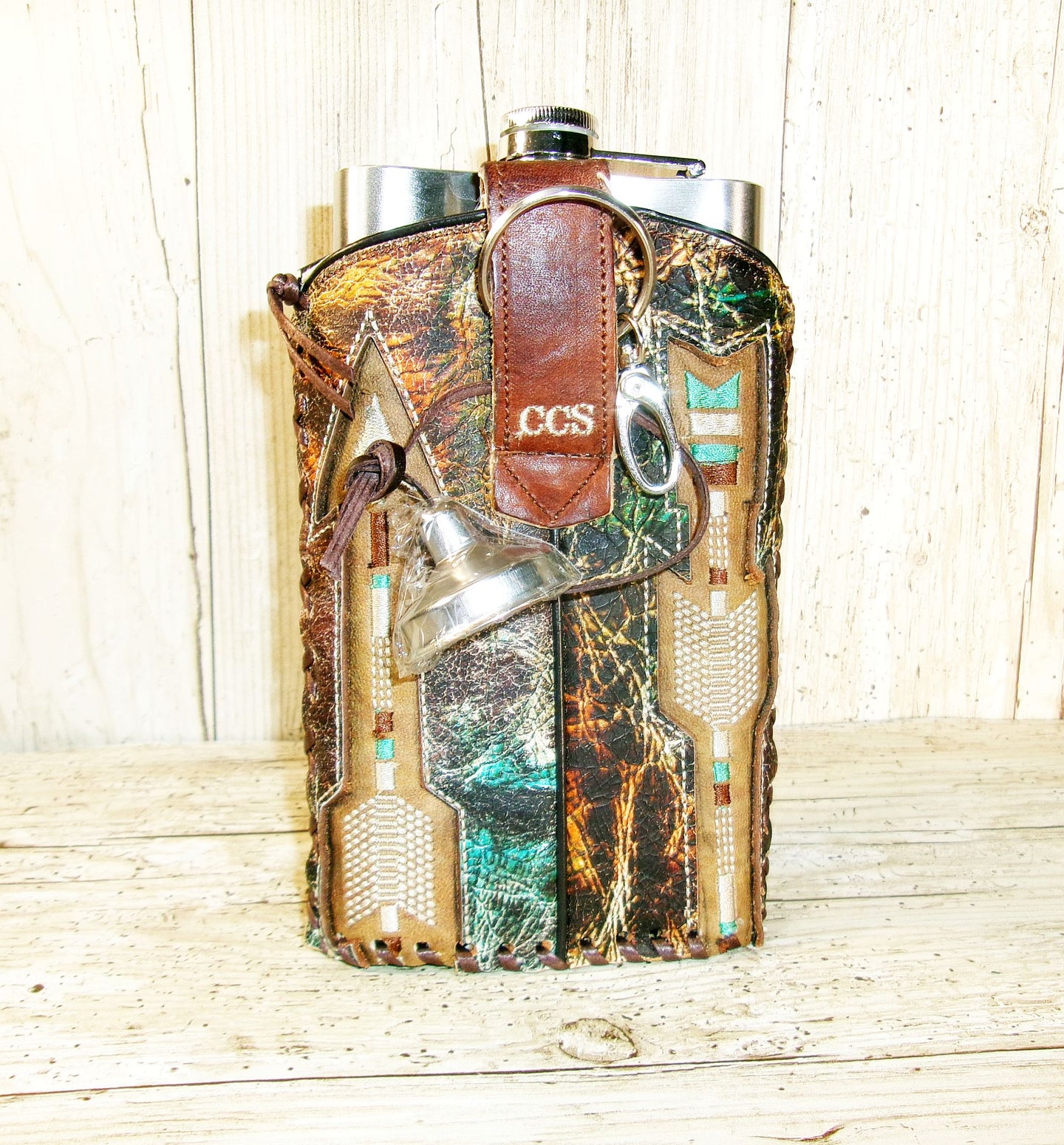 12oz Cowboy Boot Flask FL04