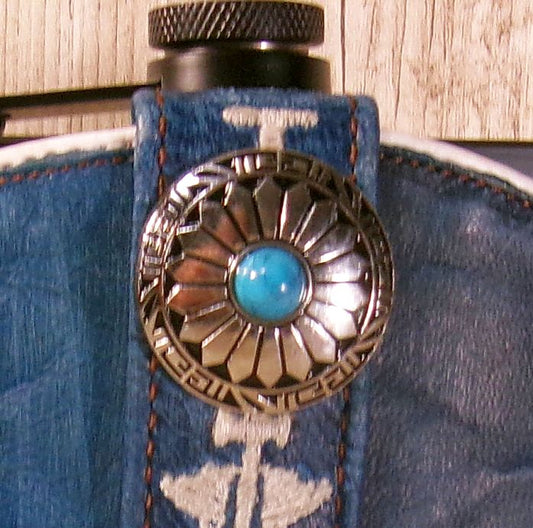 8oz Cowboy Boot Flask FL23 handcrafted from cowboy boots. Shop  at ChrisThompsonBags.com and buy the best ["Bottle","flask"] at Chris Thompson Bags.