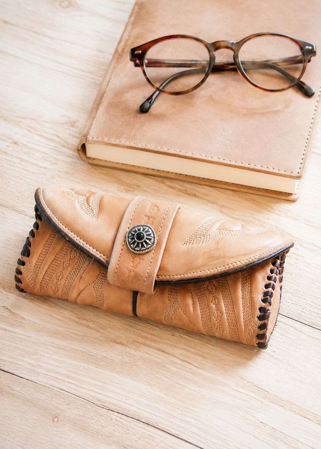 Eyewear Case gc#06 handcrafted from cowboy boots. Shop  at ChrisThompsonBags.com and buy the best ["eyeglasses","sunglasses"] at Chris Thompson Bags.