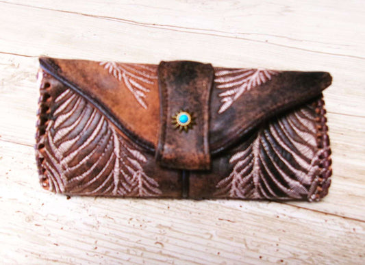Eyewear Case gc#08 handcrafted from cowboy boots. Shop  at ChrisThompsonBags.com and buy the best ["eyeglasses","sunglasses"] at Chris Thompson Bags.
