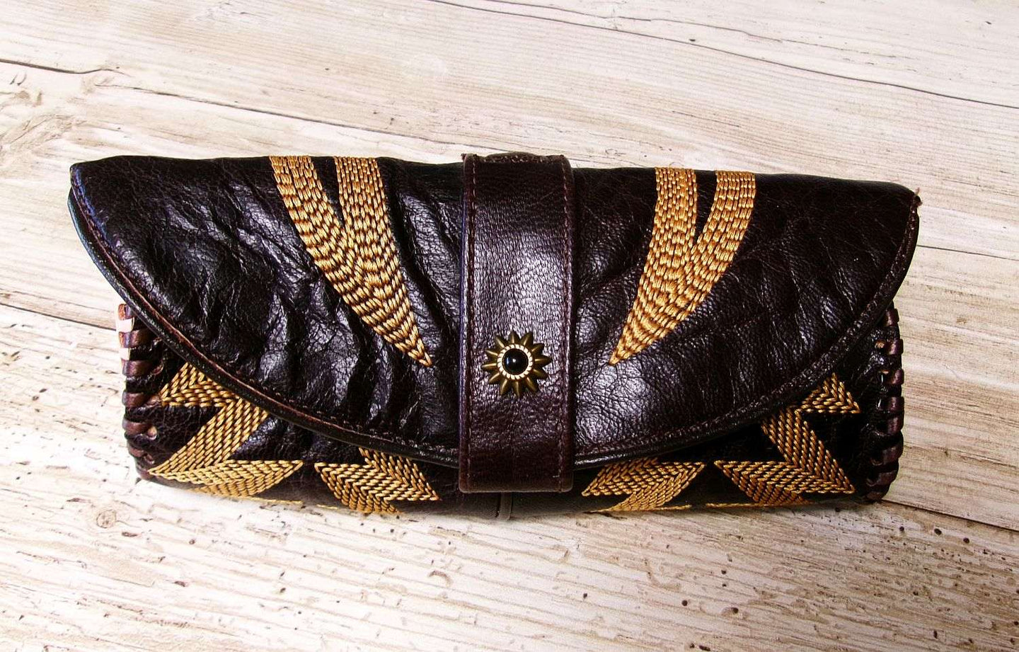 Eyewear Case gc#11 handcrafted from cowboy boots. Shop  at ChrisThompsonBags.com and buy the best ["eyeglasses","sunglasses"] at Chris Thompson Bags.