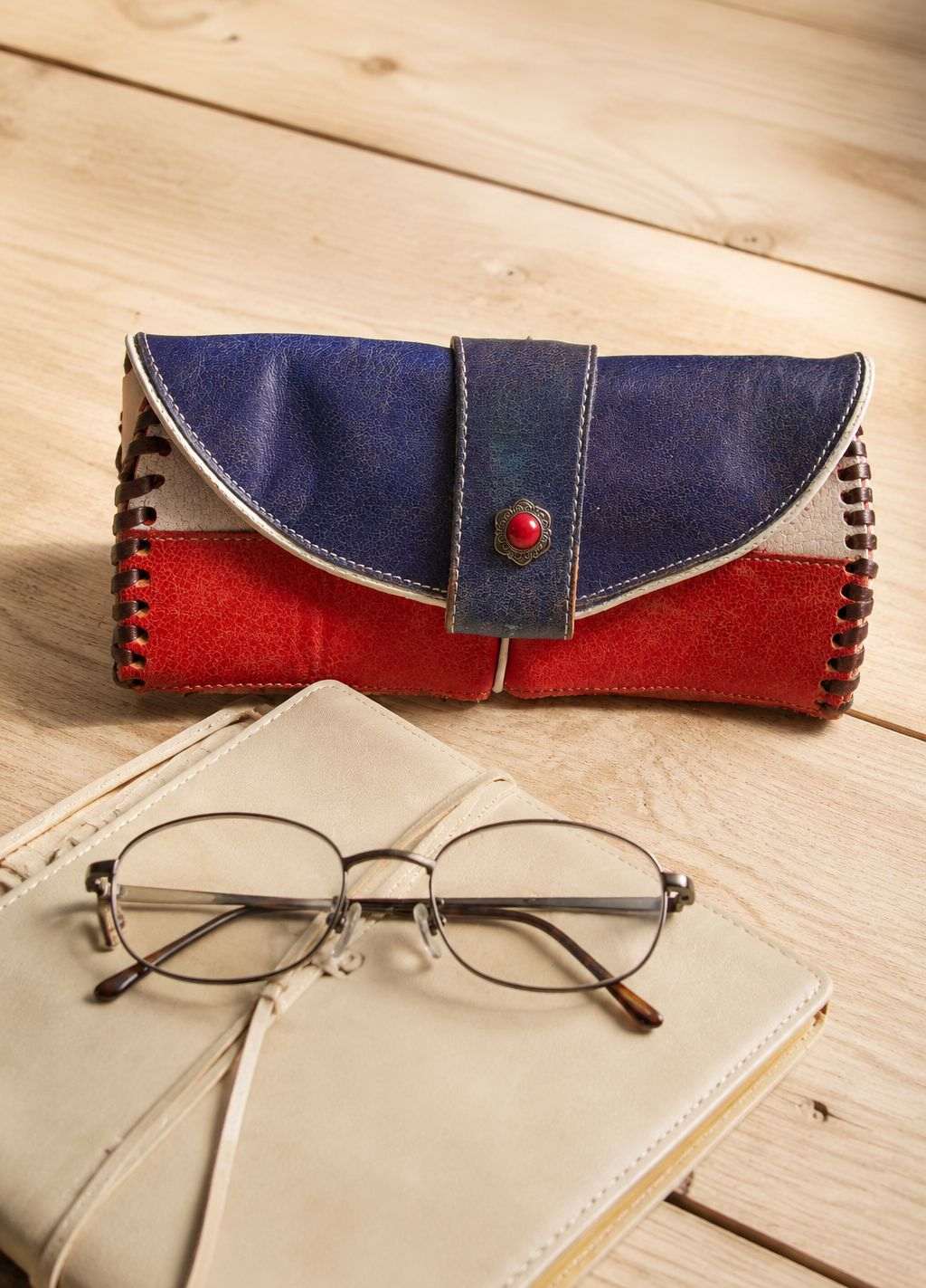 Eyewear Case gc#12 handcrafted from cowboy boots. Shop  at ChrisThompsonBags.com and buy the best ["eyeglasses","sunglasses"] at Chris Thompson Bags.