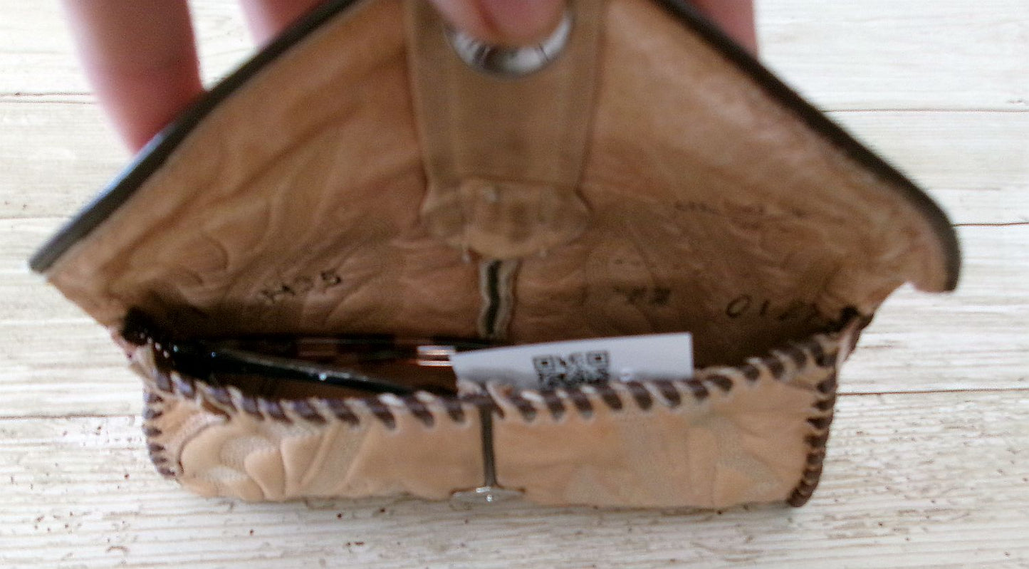 Cowboy Boot Eyewear Case #GC3 handcrafted from cowboy boots. Shop  at ChrisThompsonBags.com and buy the best [] at Chris Thompson Bags.