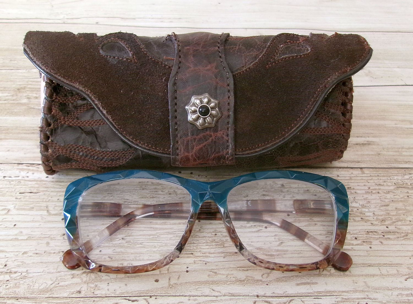 Cowboy Boot Eyewear Case #GC4 handcrafted from cowboy boots. Shop  at ChrisThompsonBags.com and buy the best [] at Chris Thompson Bags.