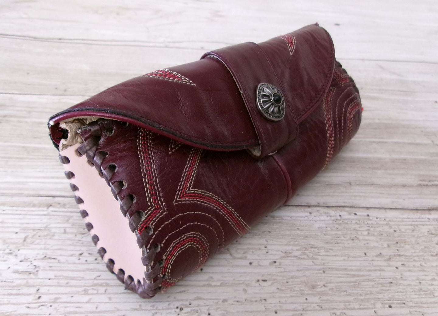 Cowboy Boot Eyewear Case #GC5 handcrafted from cowboy boots. Shop  at ChrisThompsonBags.com and buy the best [] at Chris Thompson Bags.