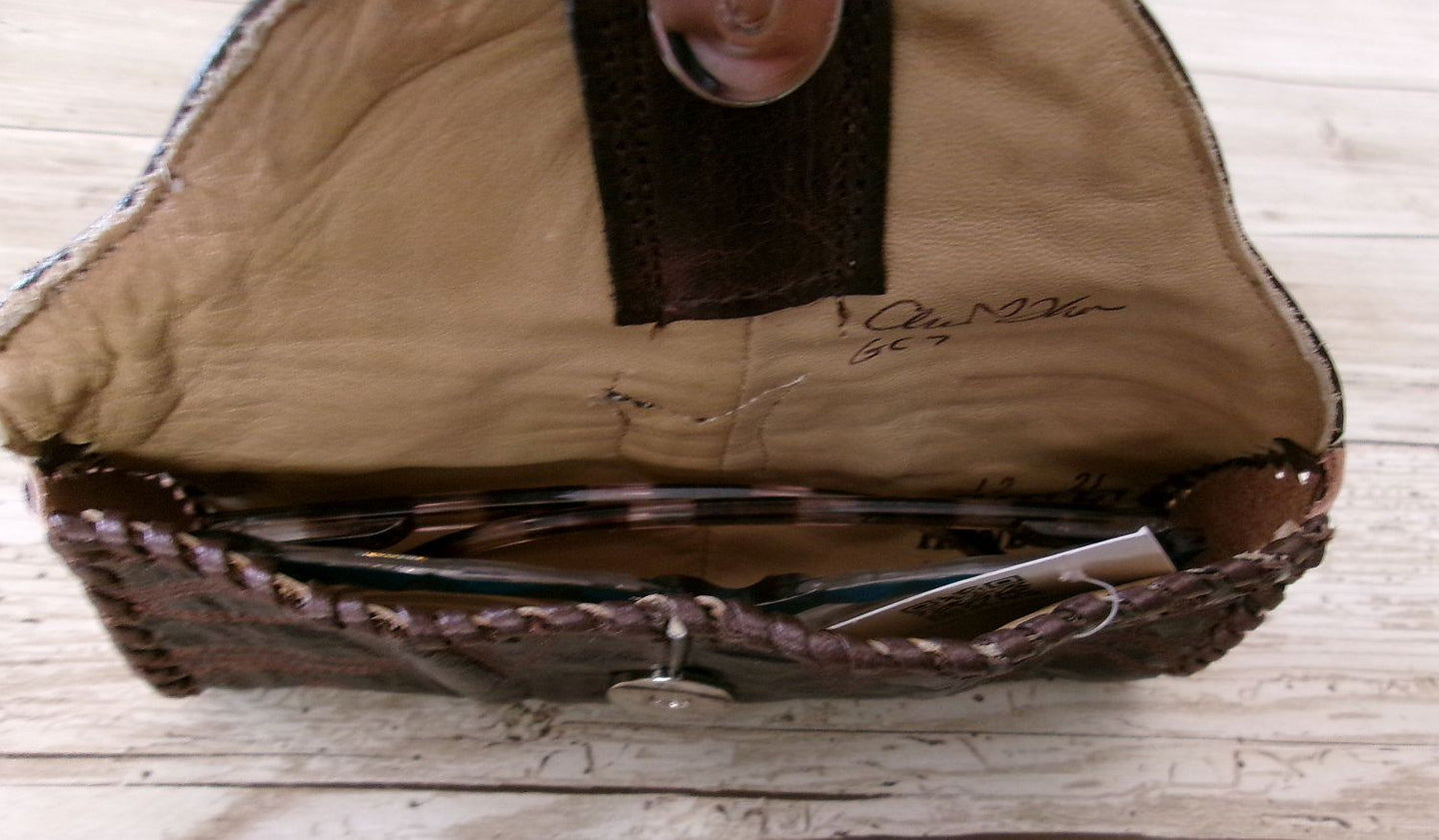 Cowboy Boot Eyewear Case #GC7 handcrafted from cowboy boots. Shop  at ChrisThompsonBags.com and buy the best [] at Chris Thompson Bags.
