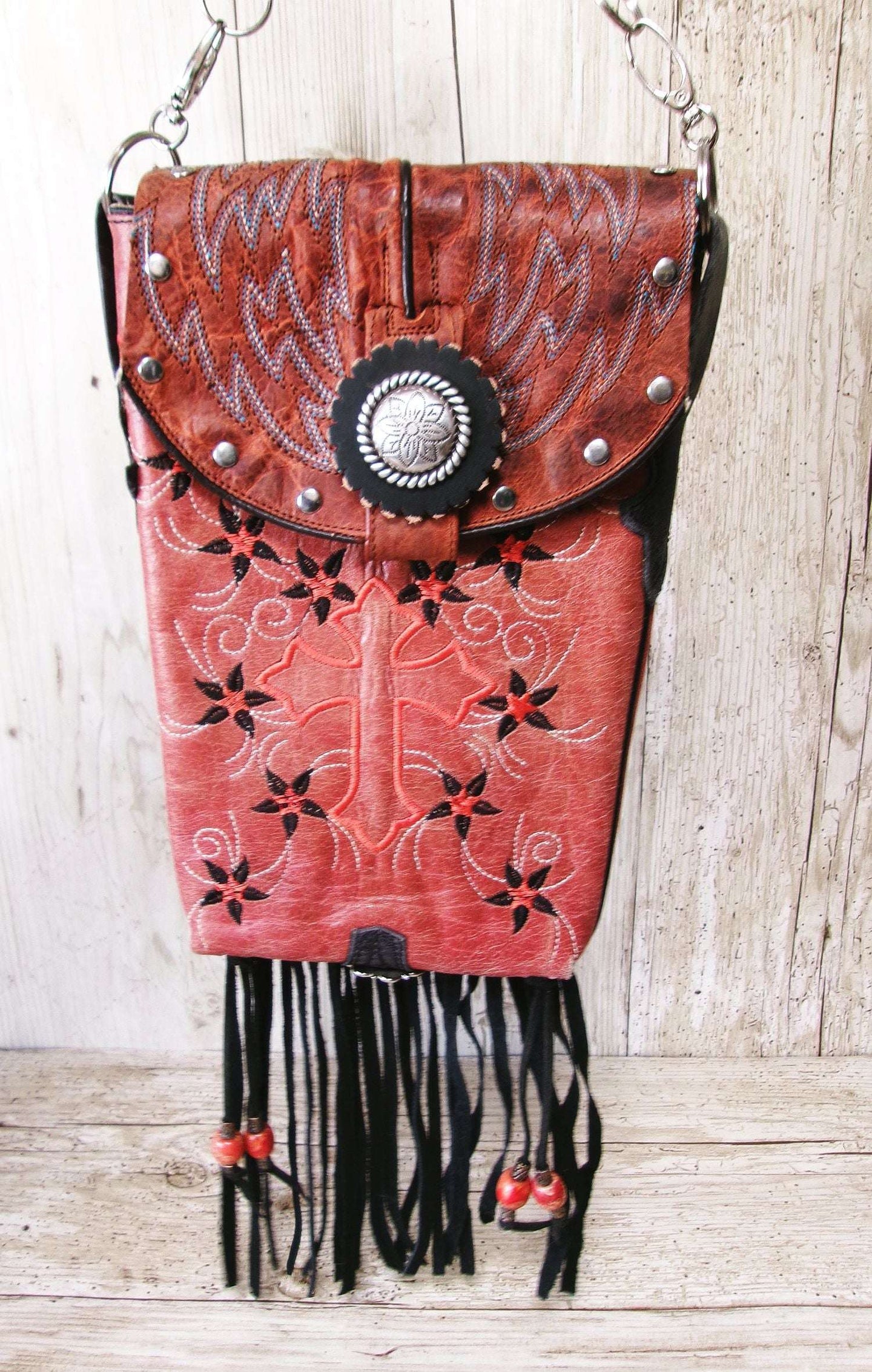 Grace Hipster Bag Bundle 5 Pc | Cross Theme handcrafted from cowboy boots. Shop  at ChrisThompsonBags.com and buy the best [] at Chris Thompson Bags.
