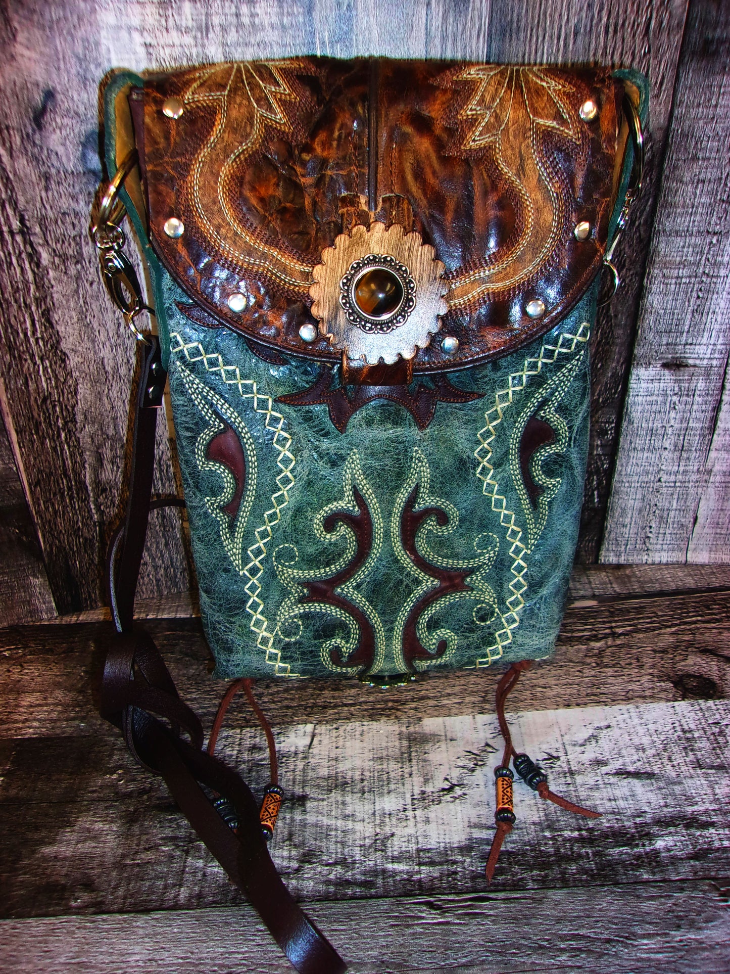 Cowboy Boot Crossbody Hipster Purse HP1023