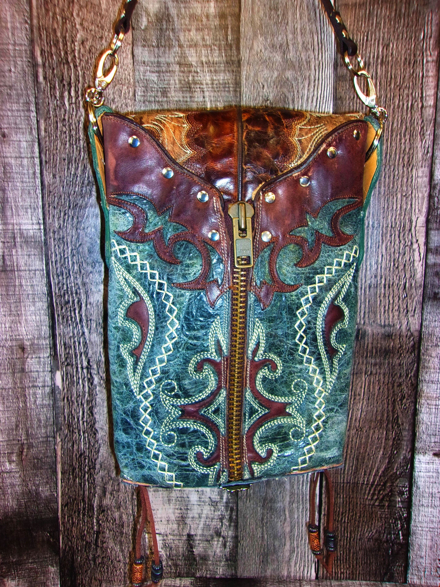 Cowboy Boot Crossbody Hipster Purse HP1023