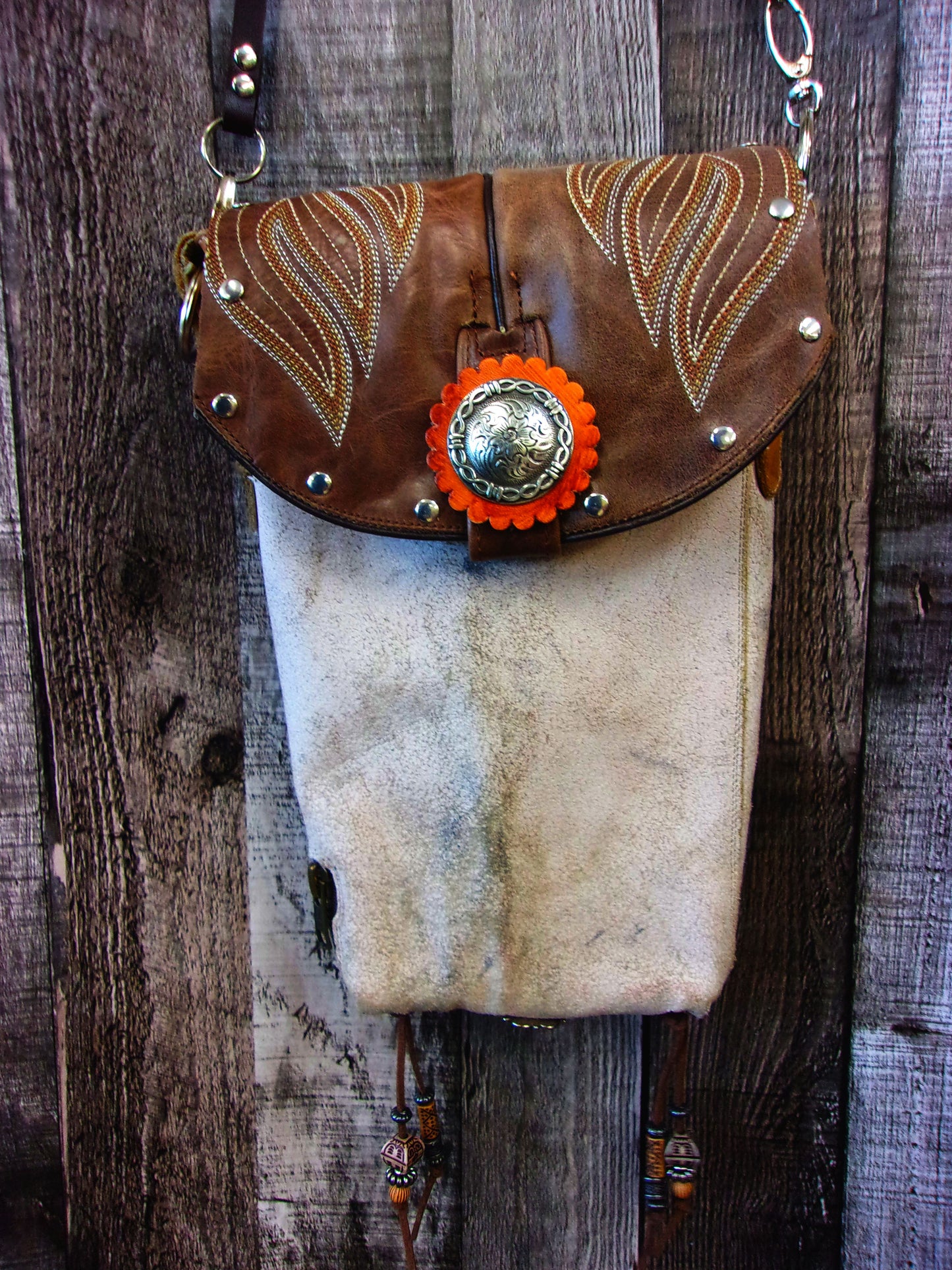 Cowboy Boot Crossbody Hipster Purse HP1024