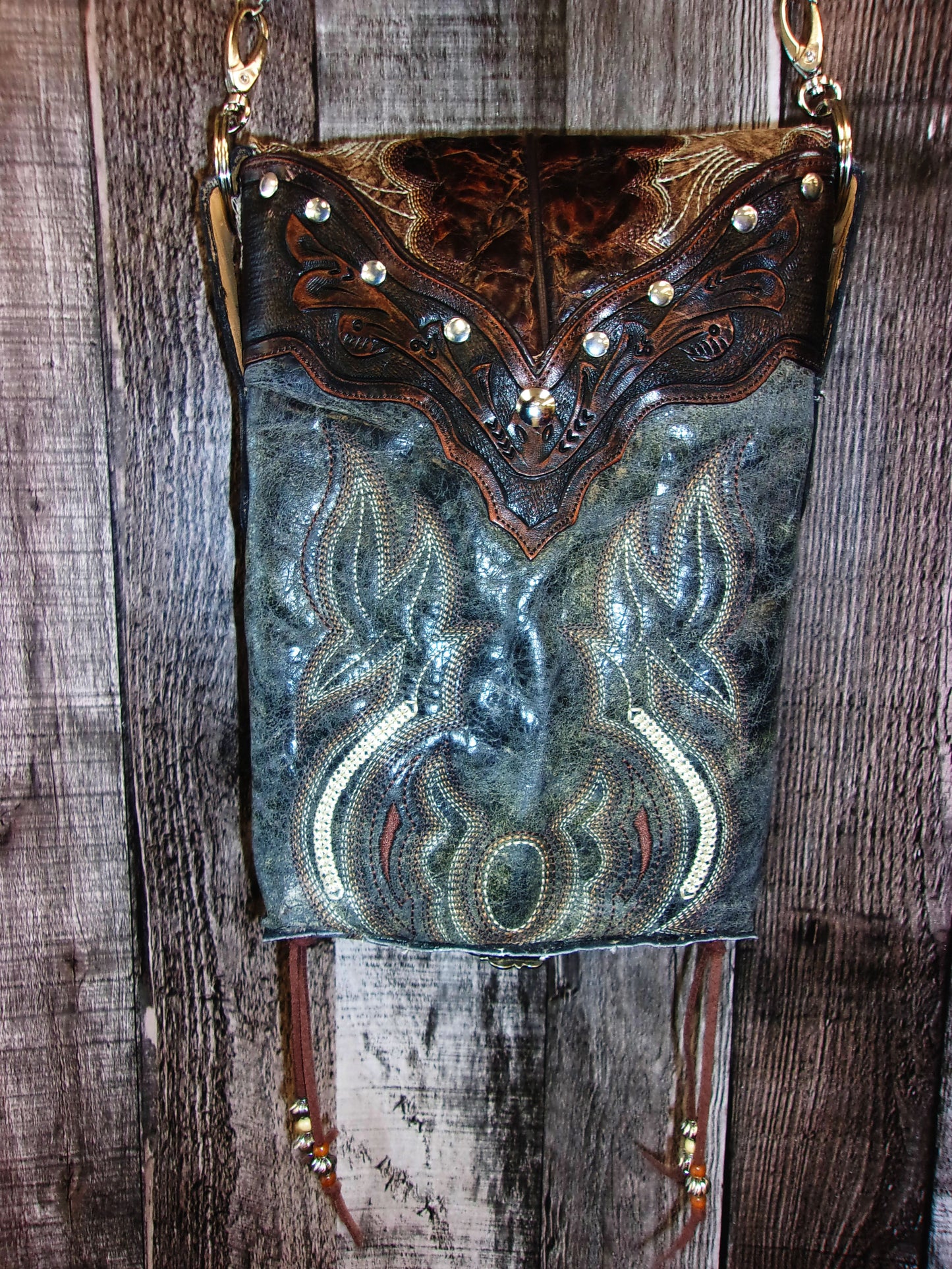 Cowboy Boot Crossbody Hipster Purse HP1025