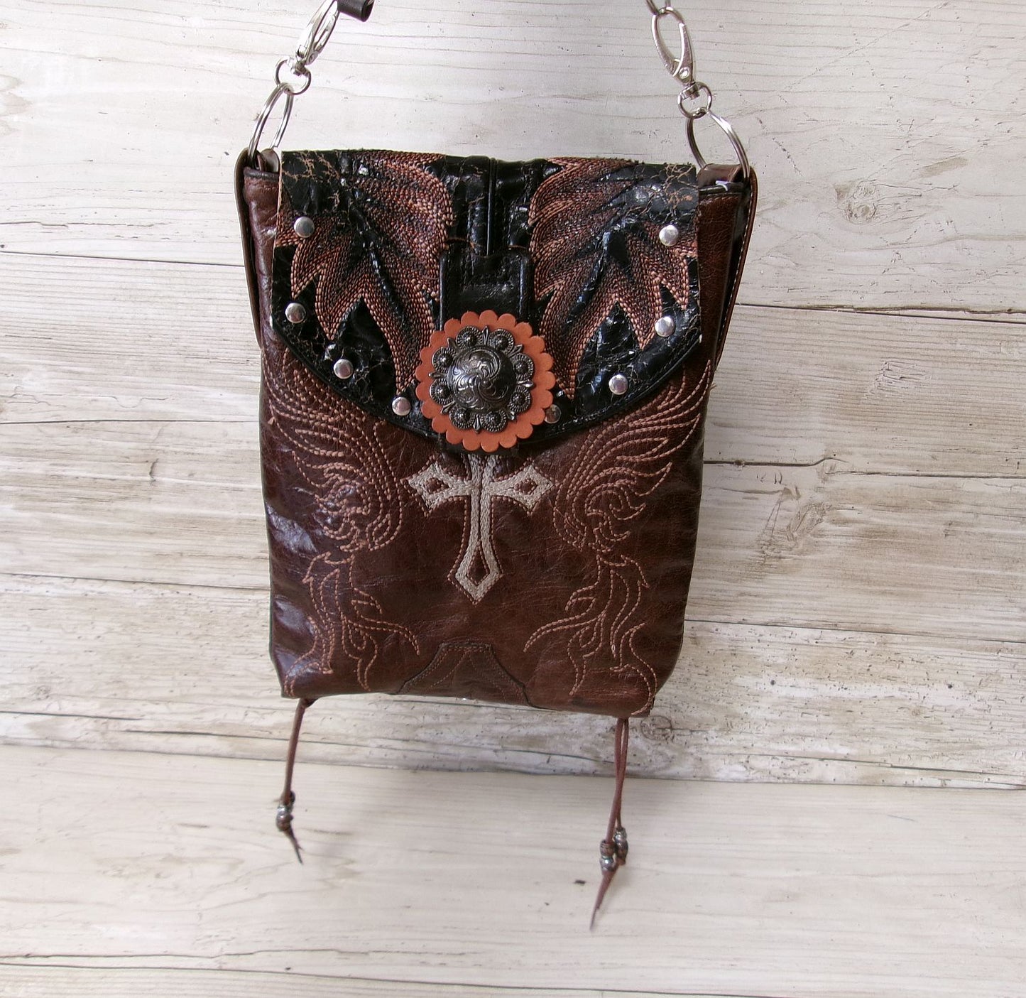 Cowboy Boot Crossbody Hipster Bag HP1029
