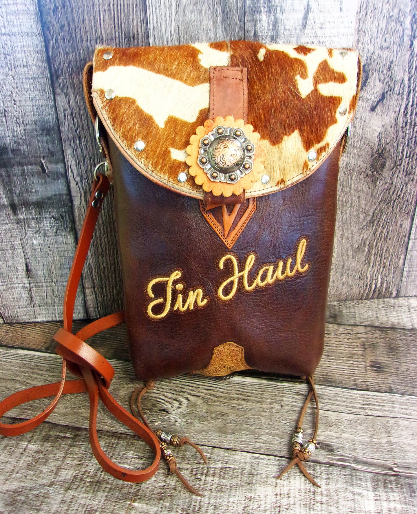 Cowboy Boot Crossbody Fringe Hipster Bag HP1053