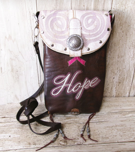 Cowboy Boot Crossbody Hipster Bag HP1063 handcrafted from cowboy boots. Shop Handbags at ChrisThompsonBags.com and buy the best ["Crossbody","fringe","Hipster","Small"] at Chris Thompson Bags.