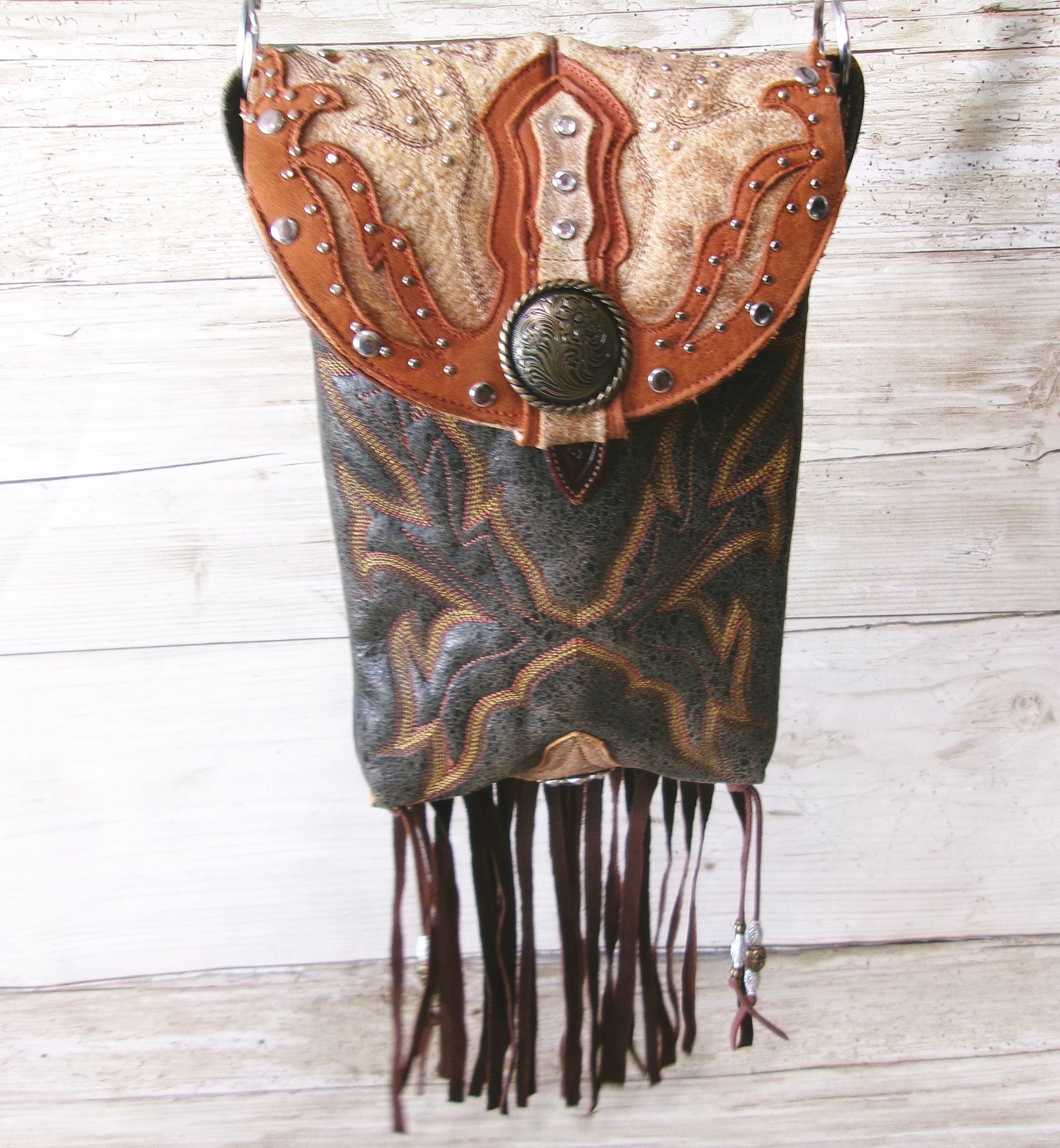 Cowboy Boot Crossbody Hipster Bag HP1082