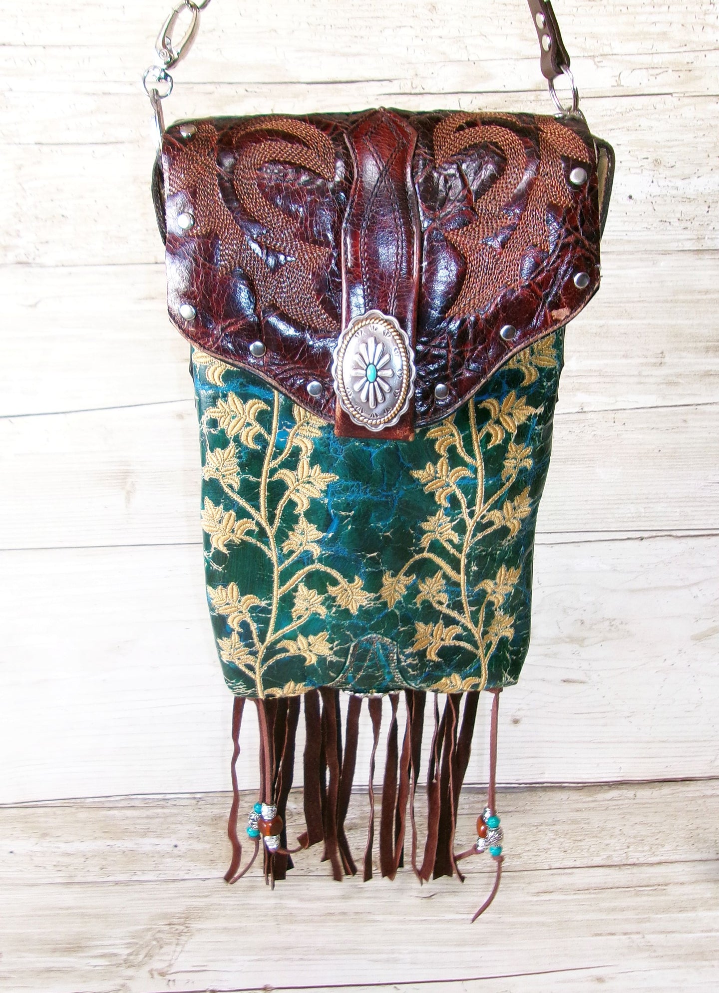 Cowboy Boot Crossbody Hipster Bag HP1085