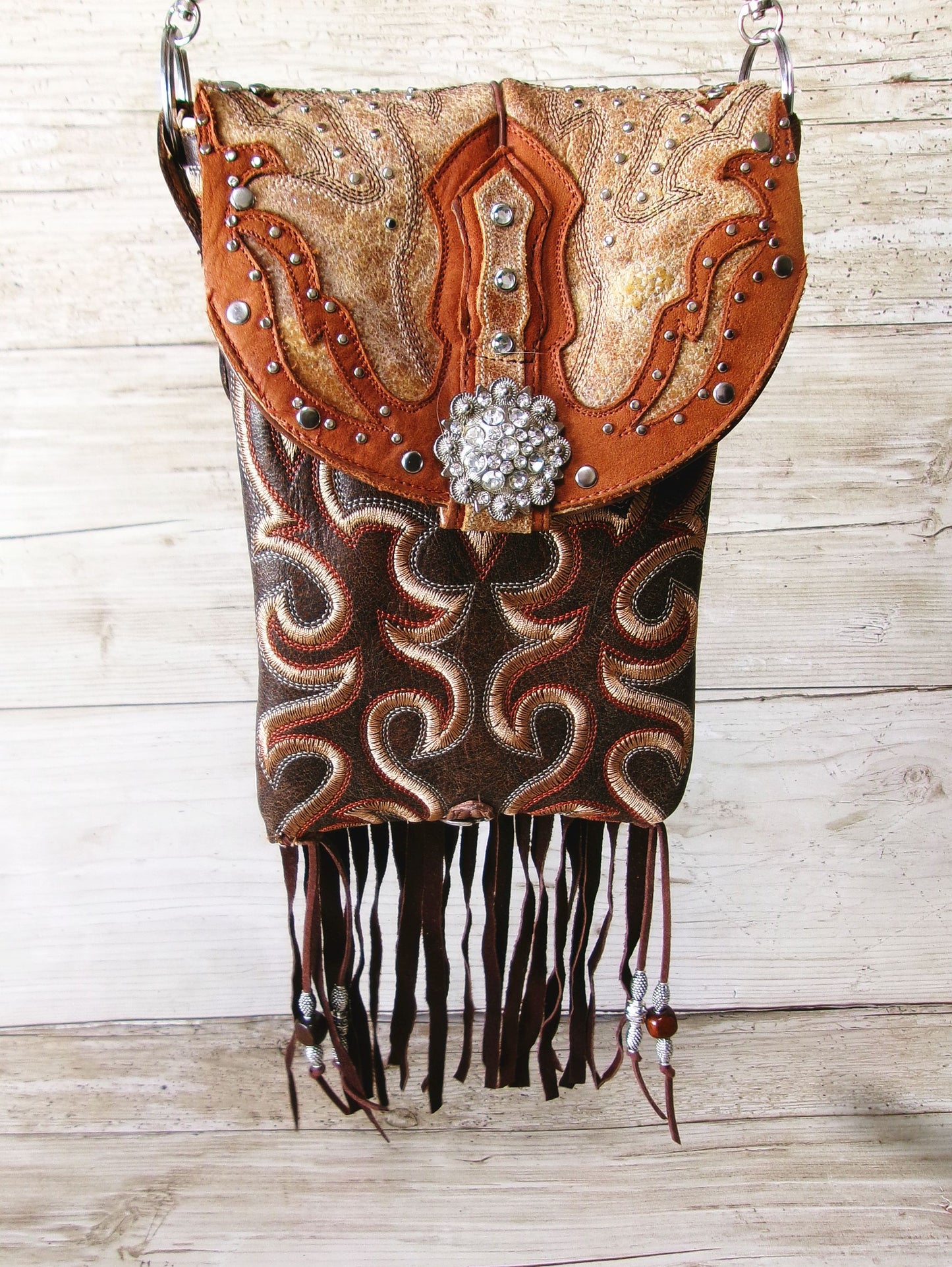 Cowboy Boot Crossbody Hipster Bag HP1086