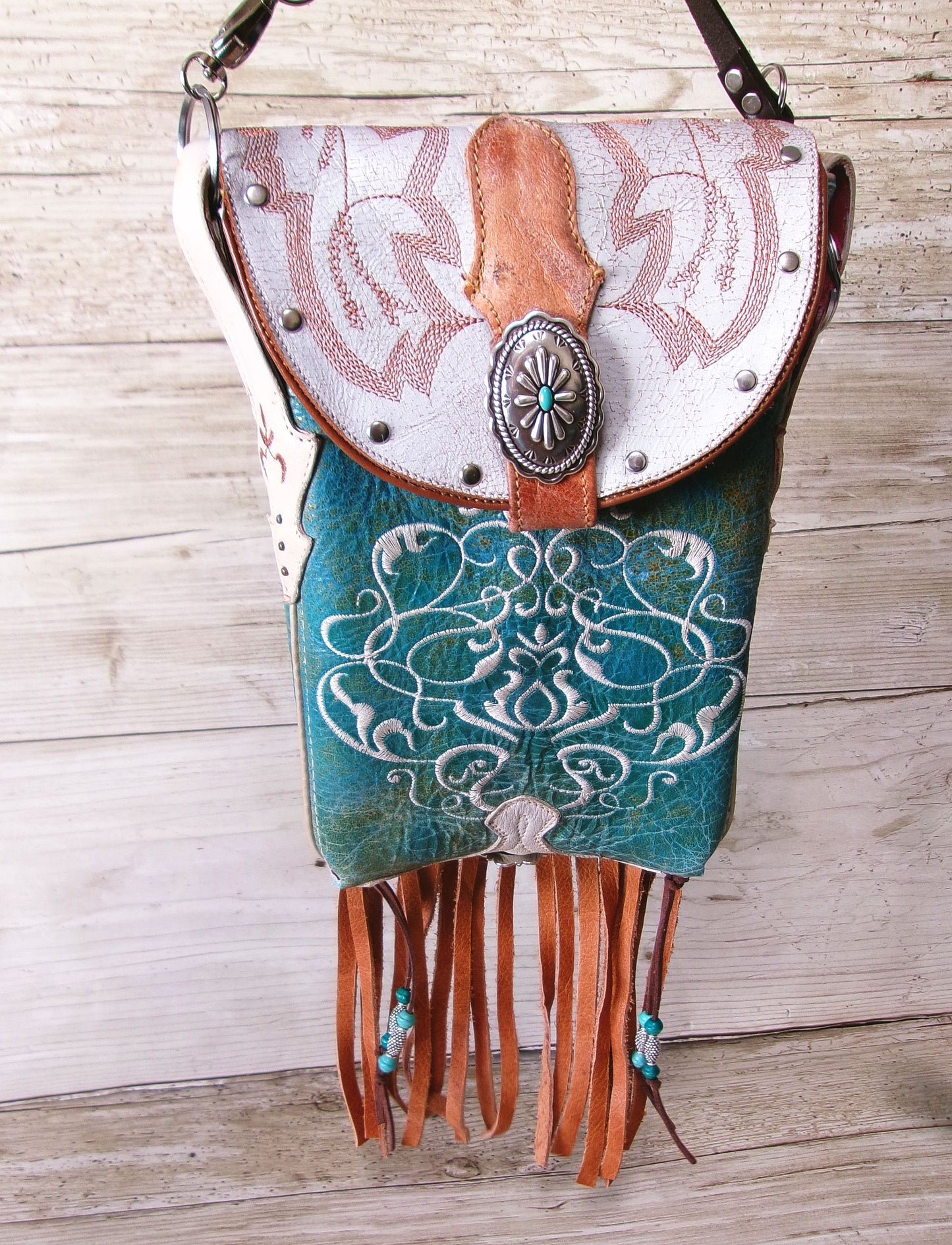 Cowboy Boot Crossbody Hipster Bag HP1090