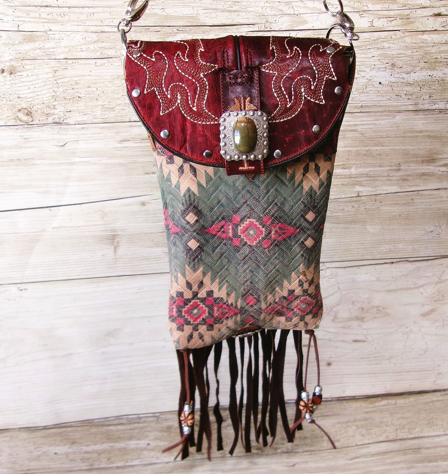 Cowboy Boot Crossbody Hipster Bag HP1094
