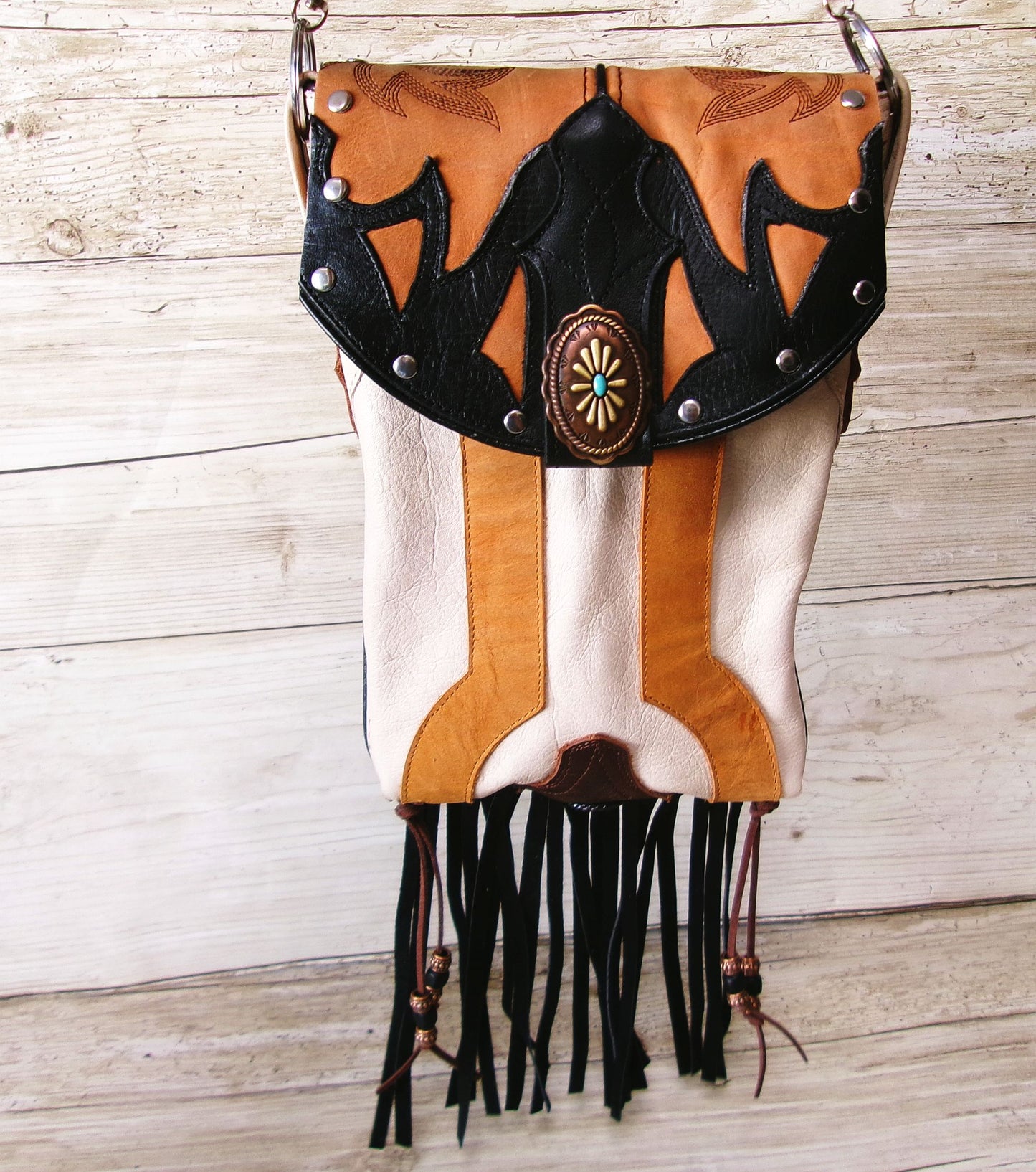 Cowboy Boot Crossbody Hipster Bag HP1095
