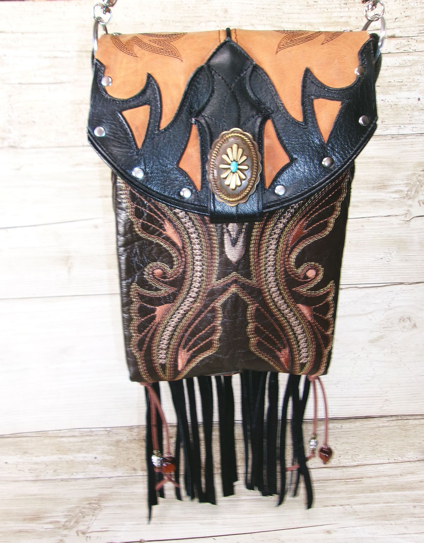 Cowboy Boot Crossbody Hipster Bag HP1100