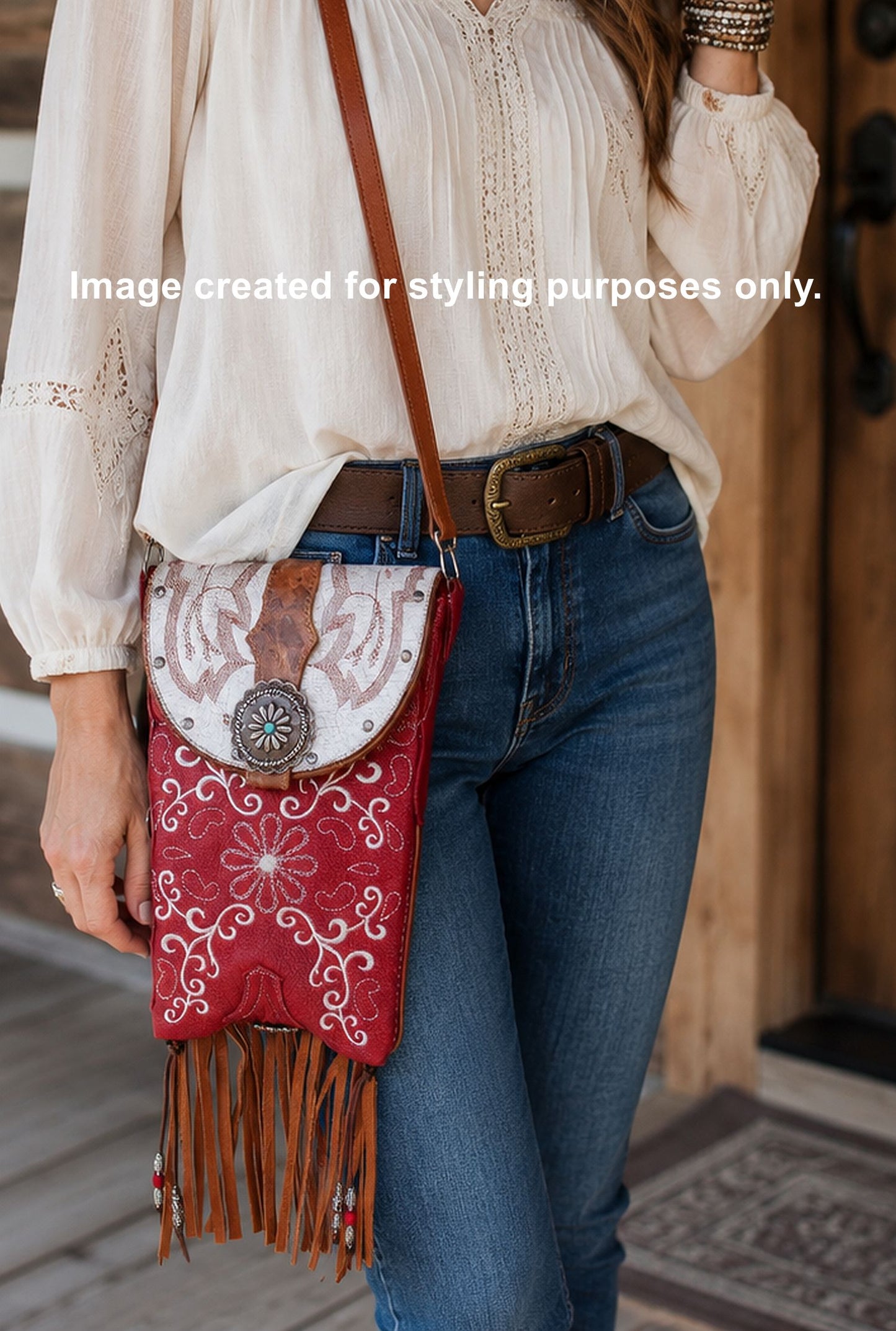 Cowboy Boot Crossbody Hipster Bag HP1103