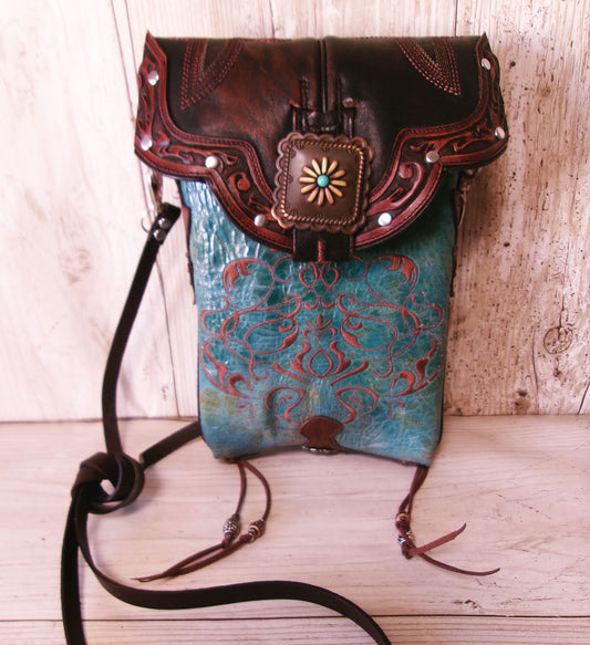 Cowboy Boot Crossbody Hipster Bag HP1112