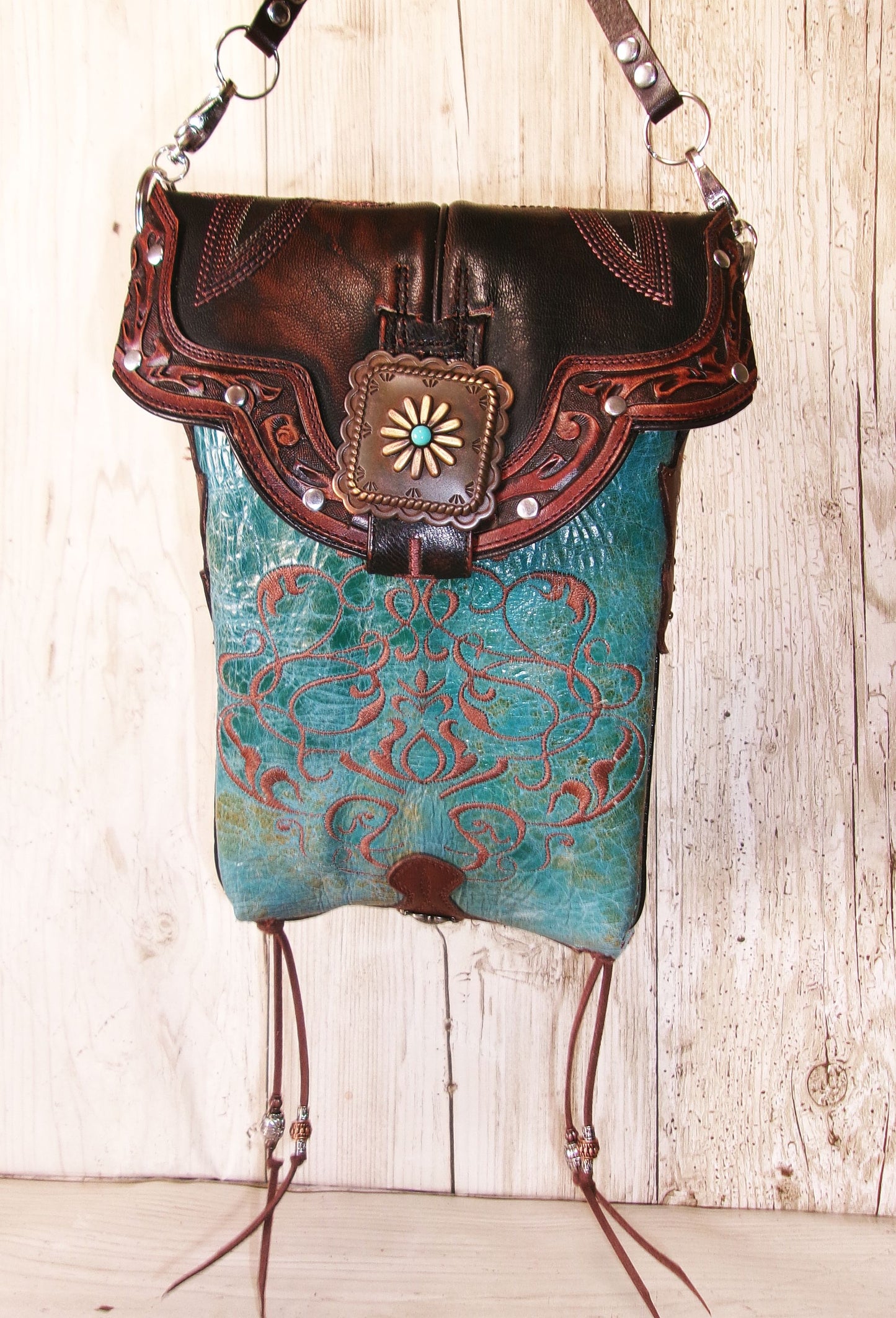 Cowboy Boot Crossbody Hipster Bag HP1112