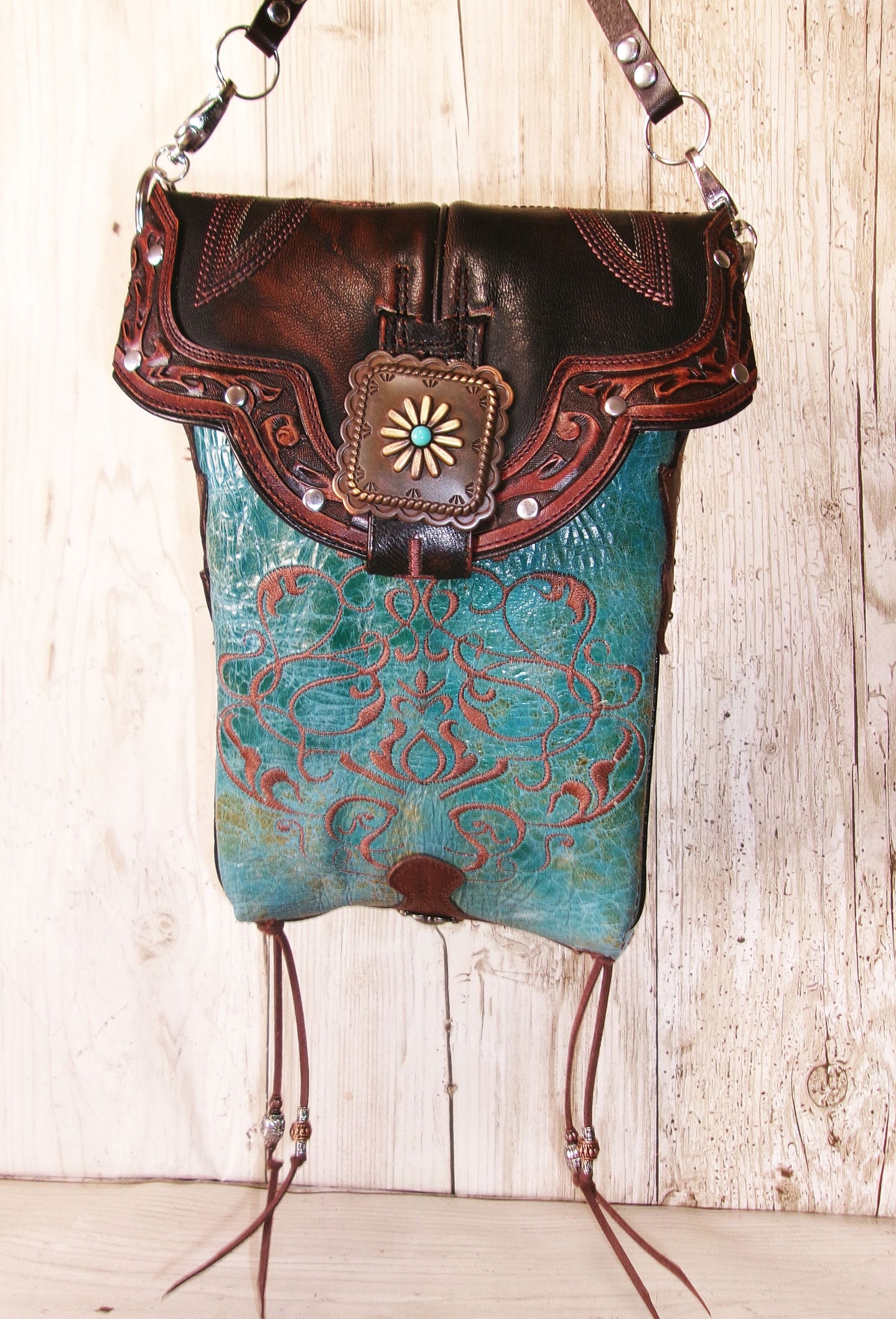Cowboy Boot Crossbody Hipster Bag HP1112