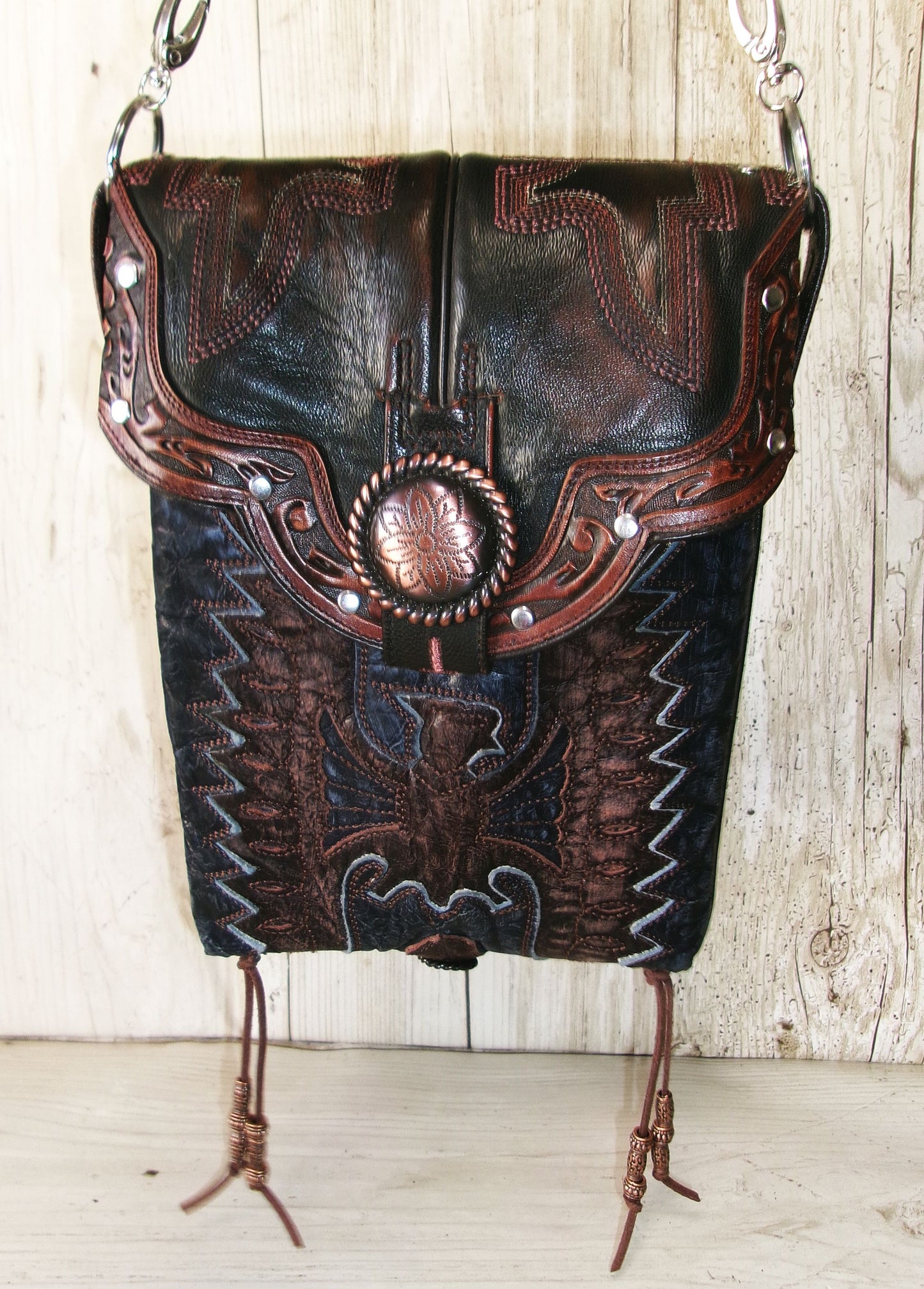 Cowboy Boot Crossbody Hipster Bag HP1113
