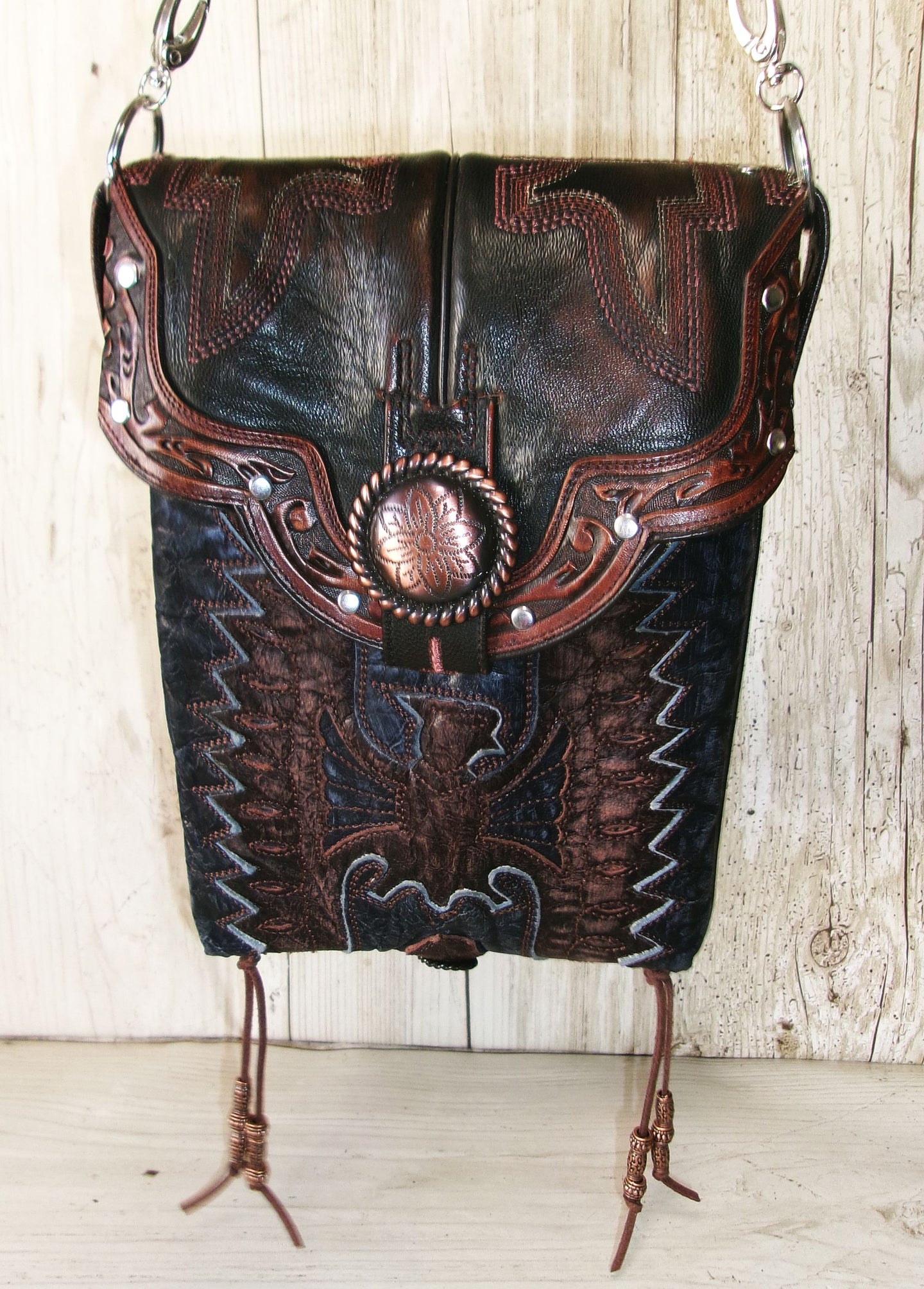 Cowboy Boot Crossbody Hipster Bag HP1113