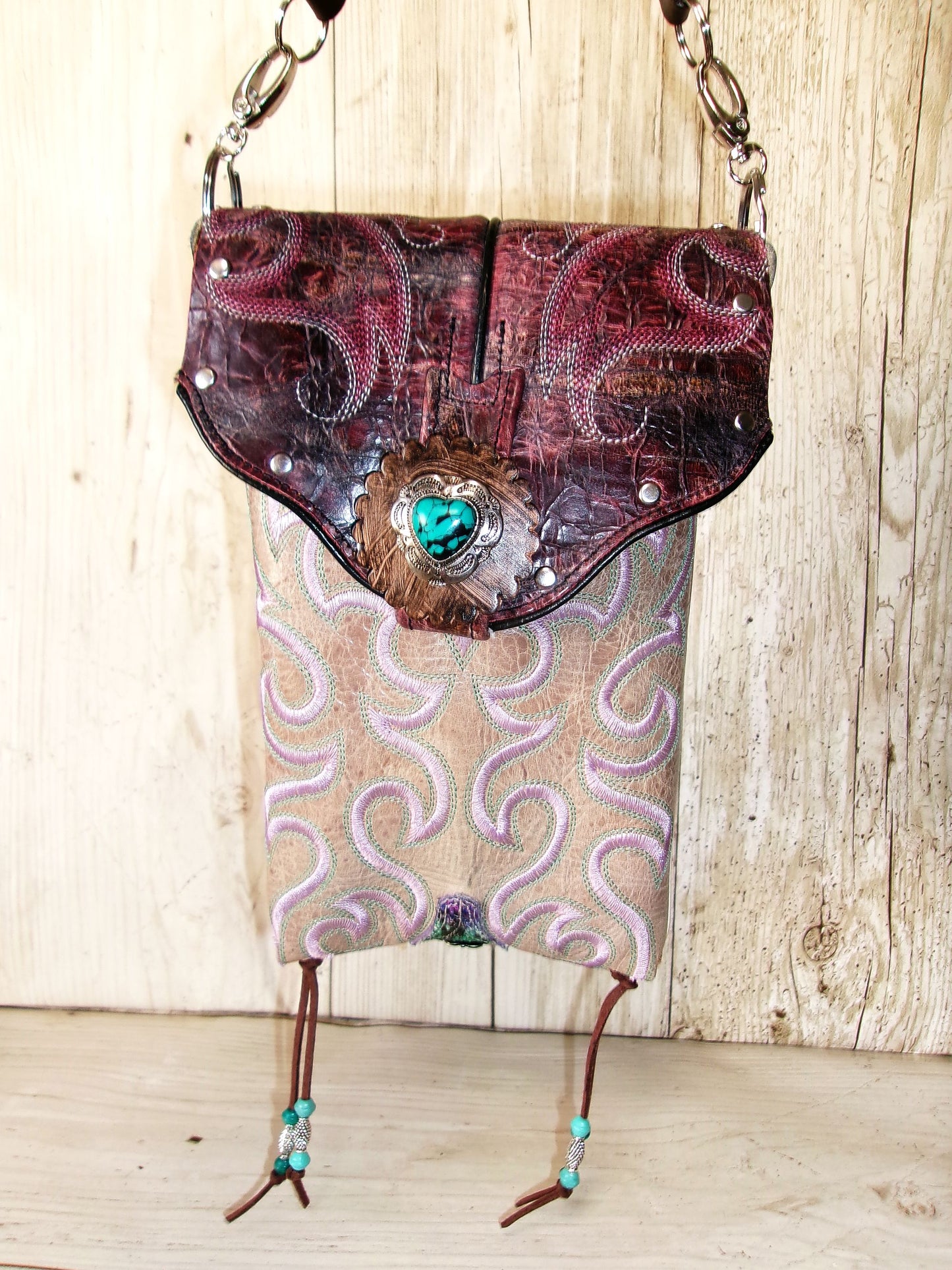 Cowboy Boot Crossbody Hipster Bag HP1114