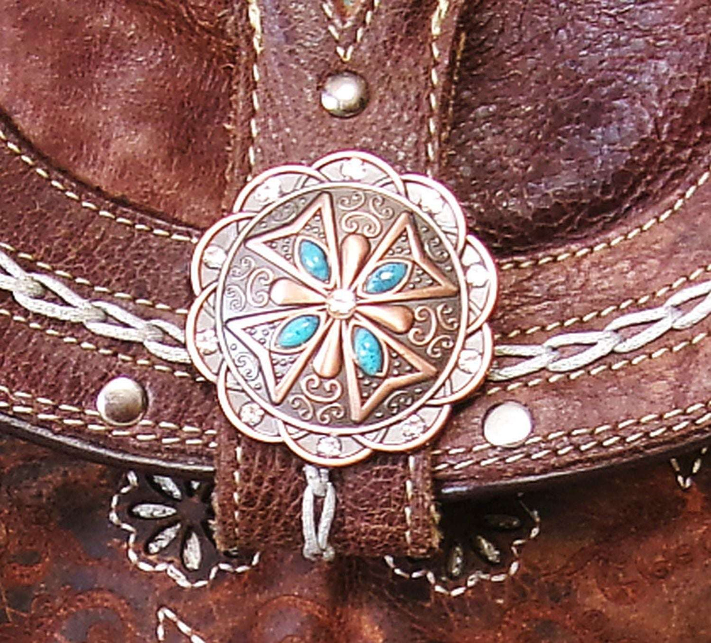 Cowboy Boot Crossbody Hipster Bag with Fringe HP1147 handcrafted from cowboy boots. Shop Handbags at ChrisThompsonBags.com and buy the best ["Crossbody","flowers","fringe","Hipster","Small"] at Chris Thompson Bags.