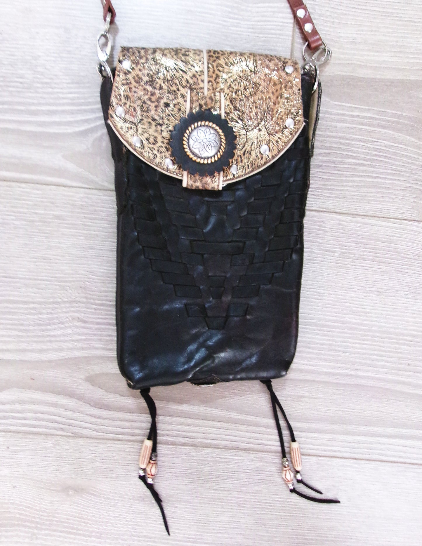 Western Nights Hipster & Leather Bag Bundle - 6pc Set handcrafted from cowboy boots. Shop  at ChrisThompsonBags.com and buy the best [] at Chris Thompson Bags.