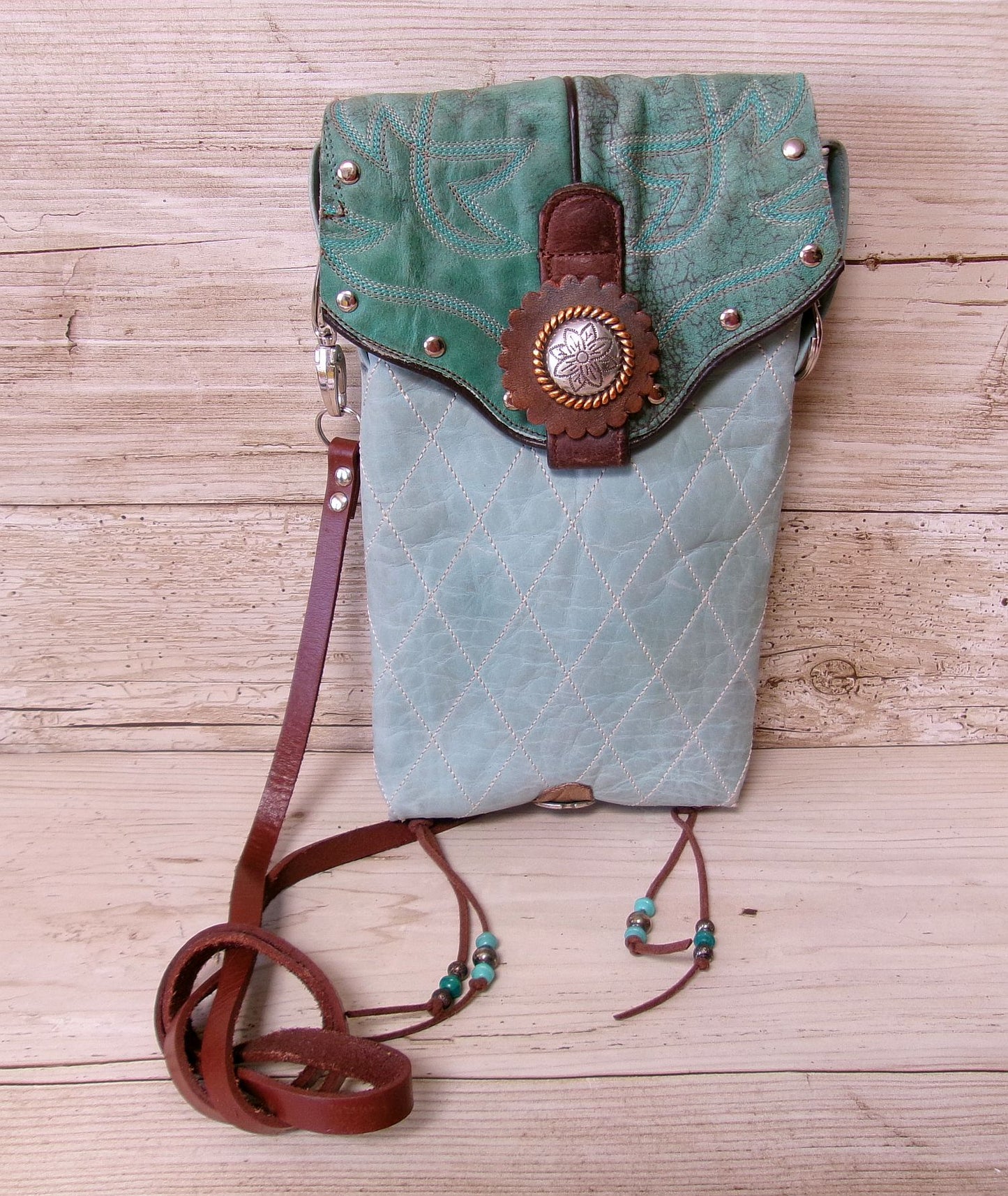 Cowboy Boot Crossbody Hipster Bag HP798