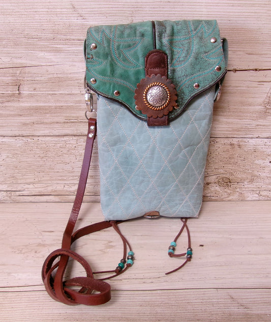Cowboy Boot Crossbody Hipster Bag HP798