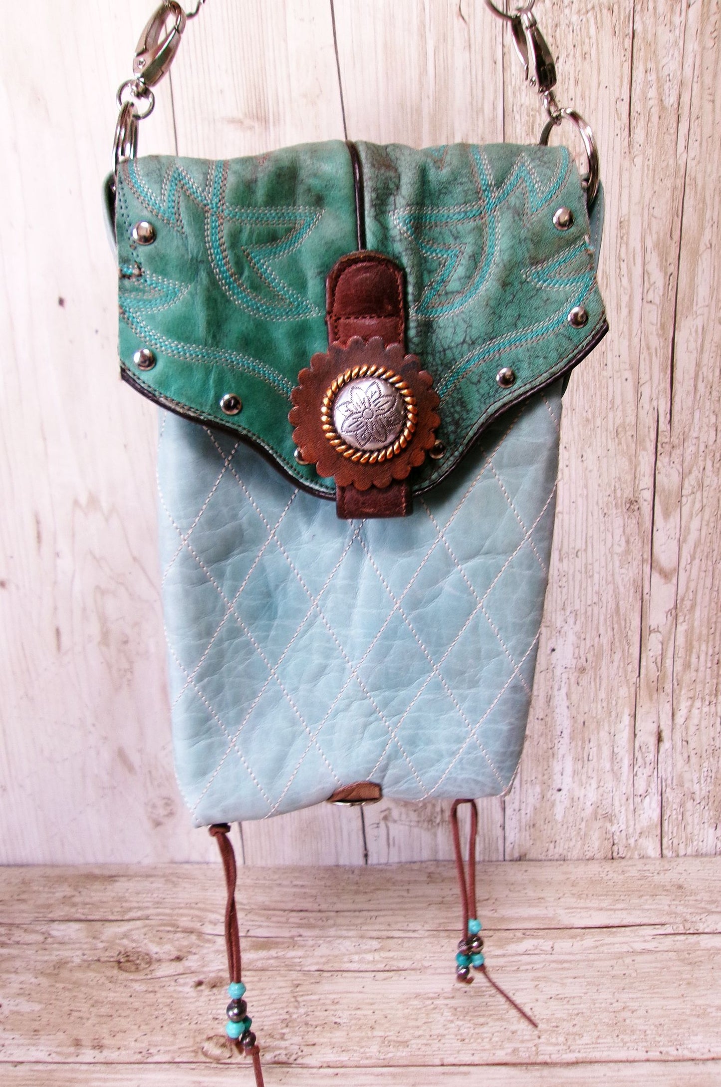 Western Artisan Bag 6Pc Bundle – Mixed Styles and Sizes handcrafted from cowboy boots. Shop  at ChrisThompsonBags.com and buy the best ["hair on hide"] at Chris Thompson Bags.