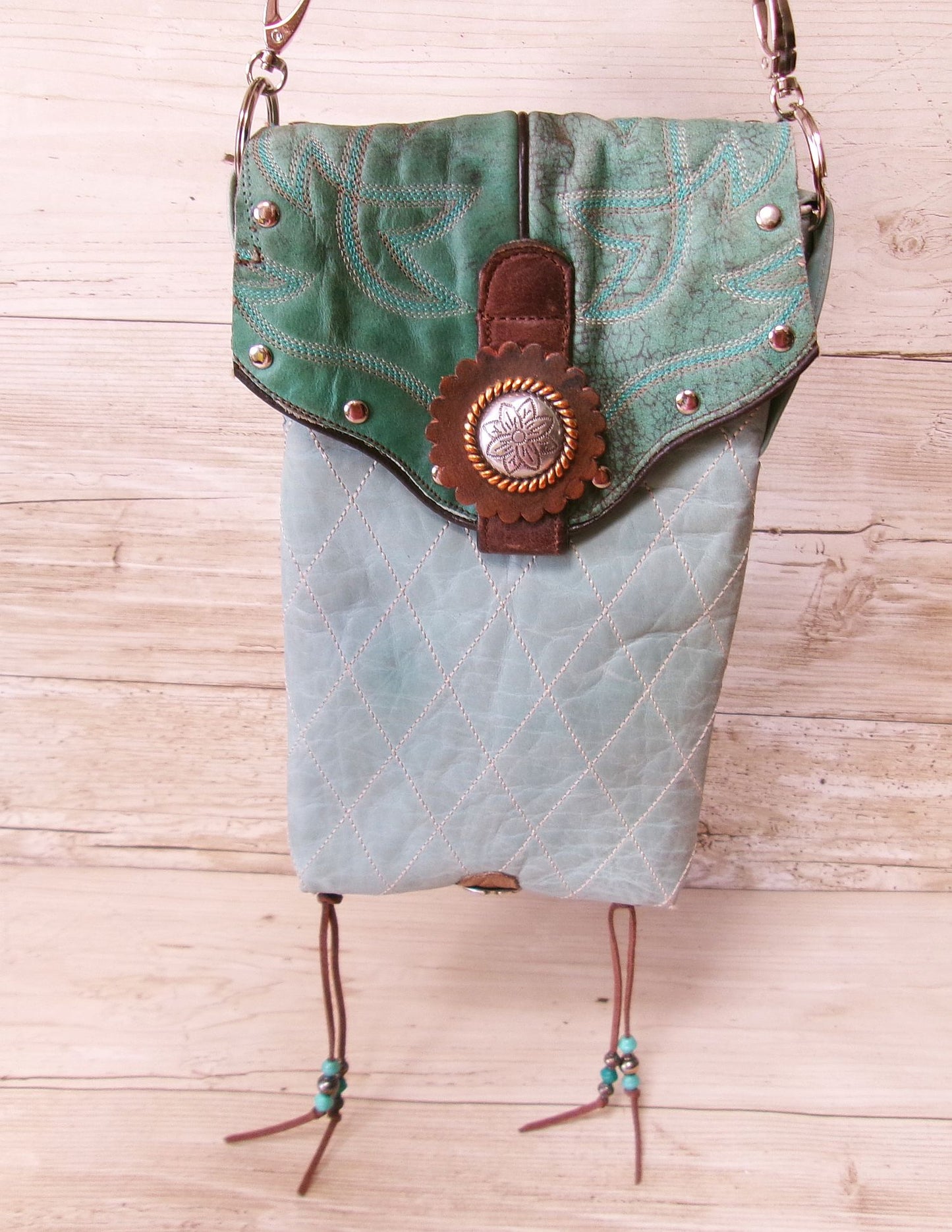 Cowboy Boot Crossbody Hipster Bag HP798