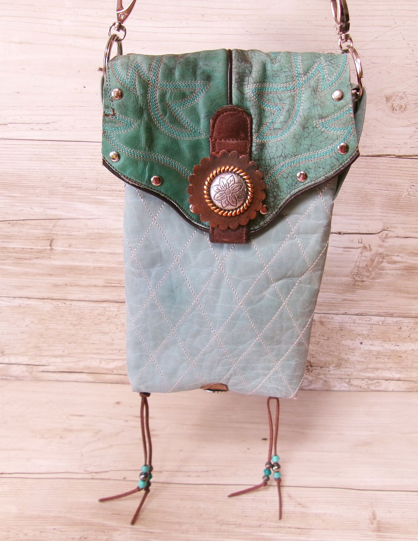 Cowboy Boot Crossbody Hipster Bag HP798