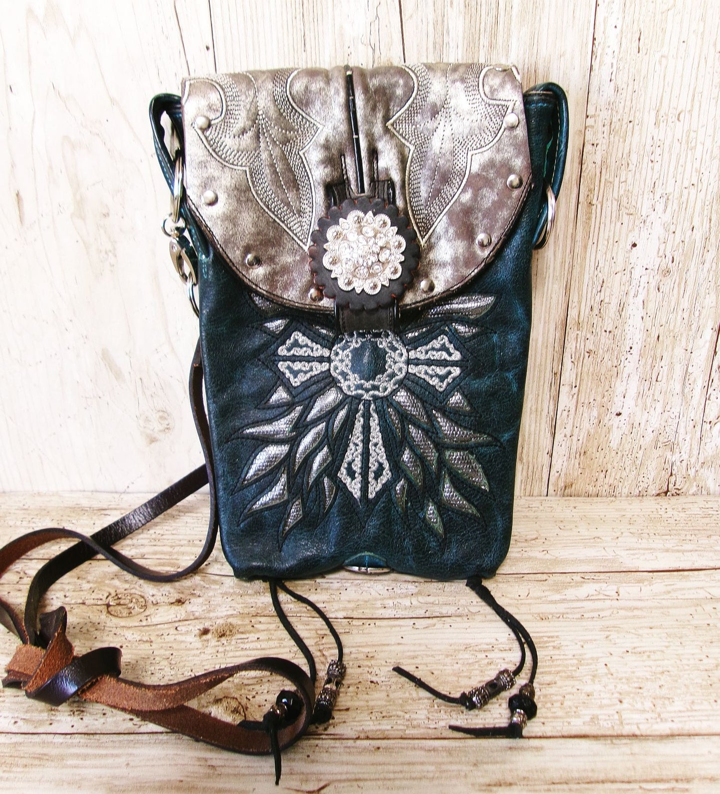 Grace Hipster Bag Bundle 5 Pc | Cross Theme handcrafted from cowboy boots. Shop  at ChrisThompsonBags.com and buy the best [] at Chris Thompson Bags.