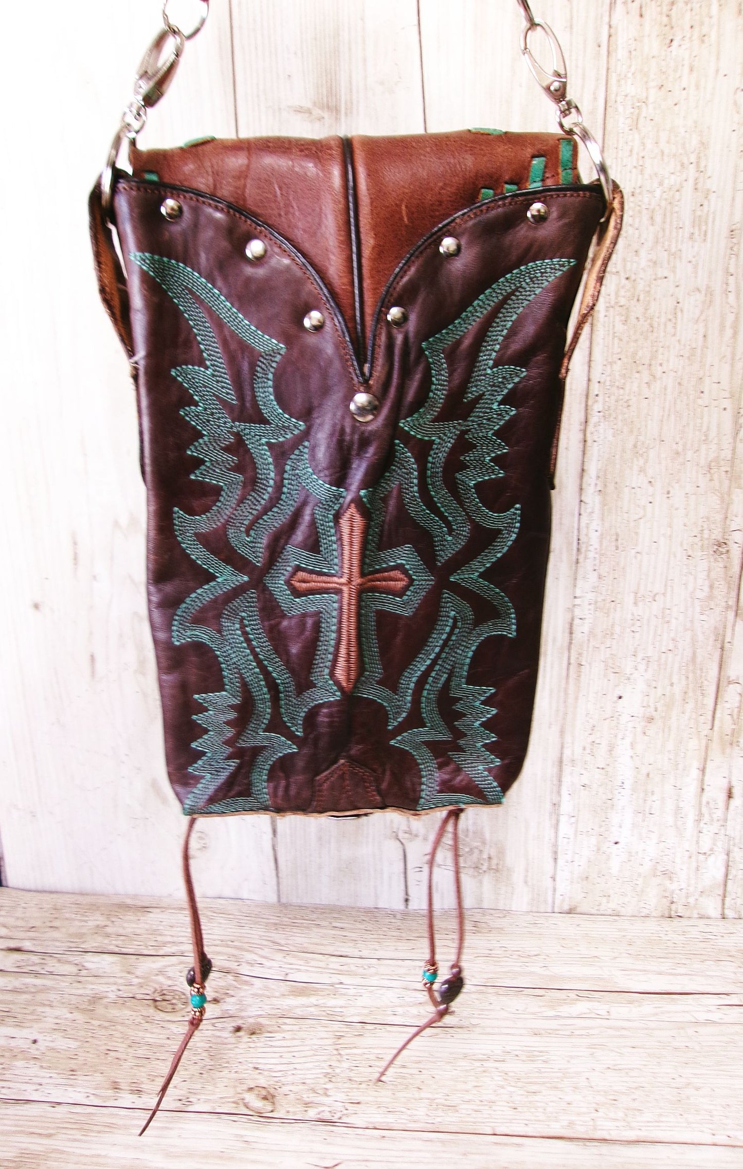 Grace Hipster Bag Bundle 5 Pc | Cross Theme handcrafted from cowboy boots. Shop  at ChrisThompsonBags.com and buy the best [] at Chris Thompson Bags.