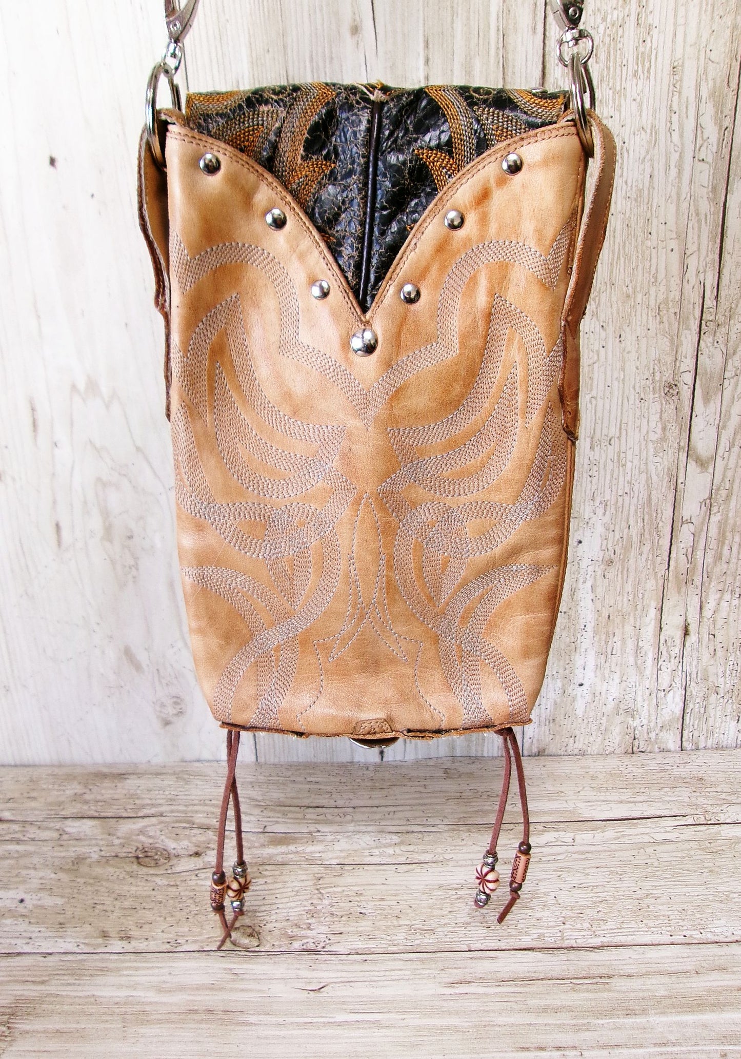 Cowboy Boot Crossbody Hipster Purse HP796