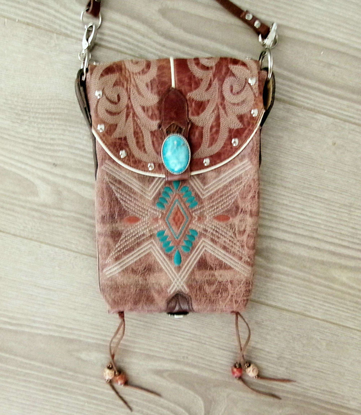 Santa Fe Inspired 6Pc Bundle - Mixed Bag Set handcrafted from cowboy boots. Shop  at ChrisThompsonBags.com and buy the best ["hair on hide"] at Chris Thompson Bags.