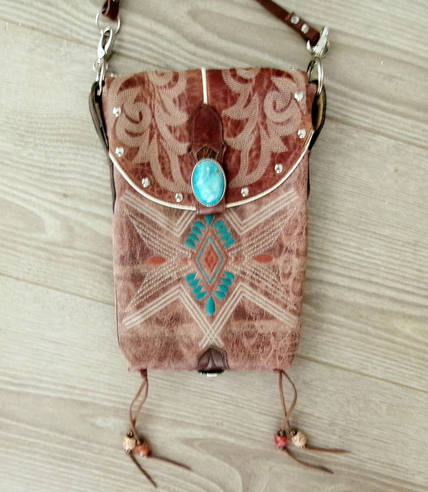 Santa Fe Inspired 6Pc Bundle - Mixed Bag Set handcrafted from cowboy boots. Shop  at ChrisThompsonBags.com and buy the best ["hair on hide"] at Chris Thompson Bags.