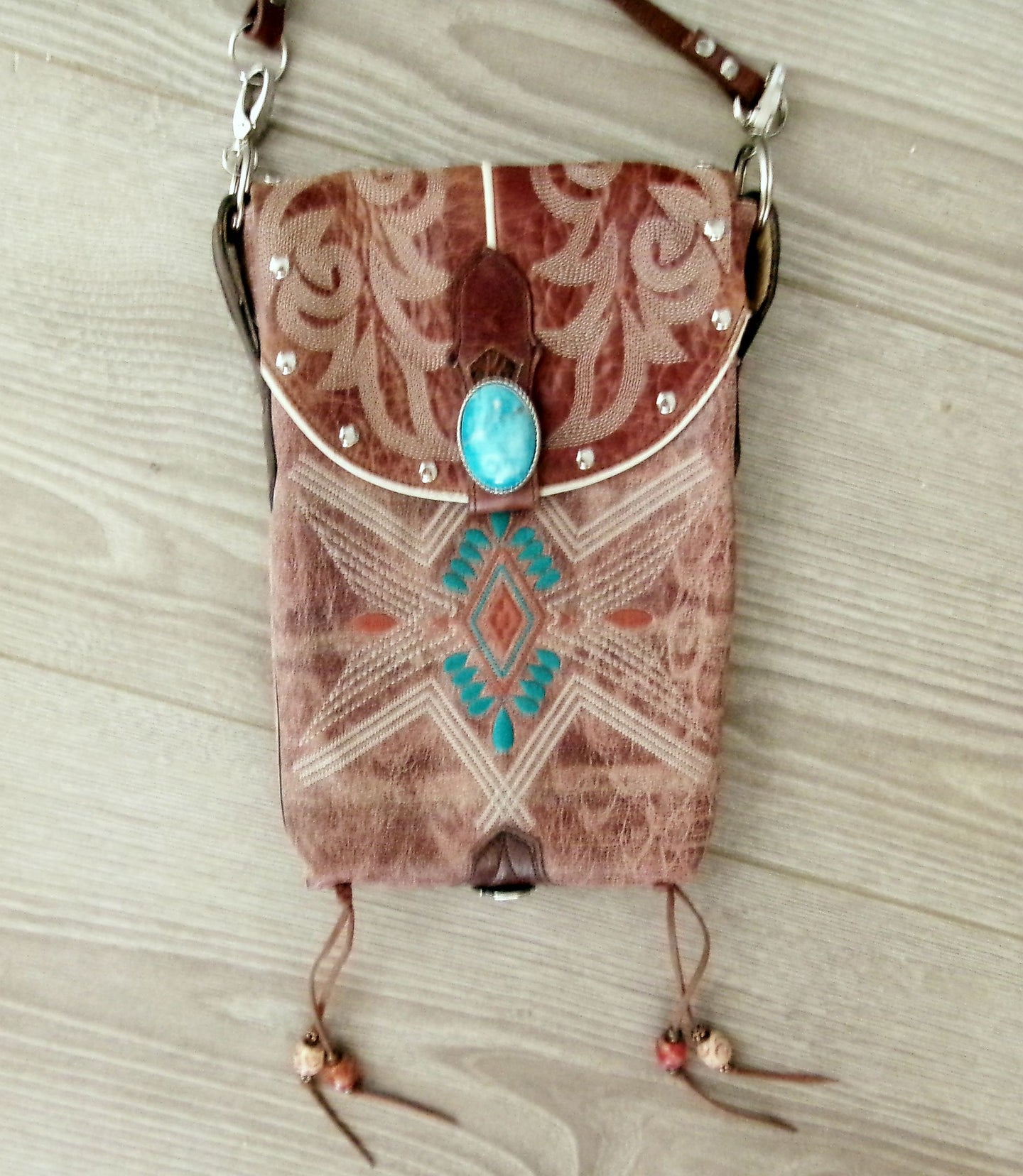 Santa Fe Inspired 6Pc Bundle - Mixed Bag Set handcrafted from cowboy boots. Shop  at ChrisThompsonBags.com and buy the best ["hair on hide"] at Chris Thompson Bags.