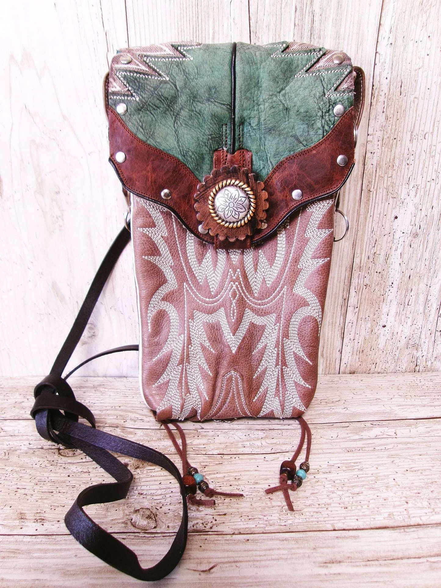 Western Boutique 6Pc Purse Bundle | Fringe & Crossbody handcrafted from cowboy boots. Shop  at ChrisThompsonBags.com and buy the best ["cheetah"] at Chris Thompson Bags.