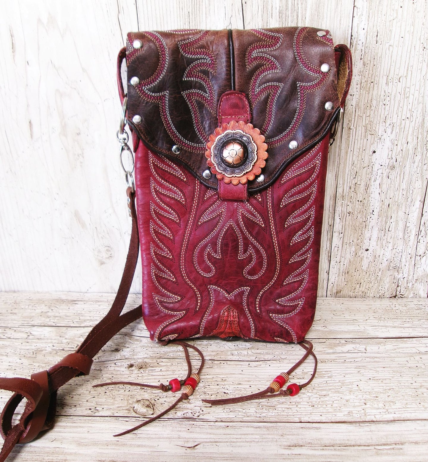 Western Artisan Bag 6Pc Bundle – Mixed Styles and Sizes handcrafted from cowboy boots. Shop  at ChrisThompsonBags.com and buy the best ["hair on hide"] at Chris Thompson Bags.