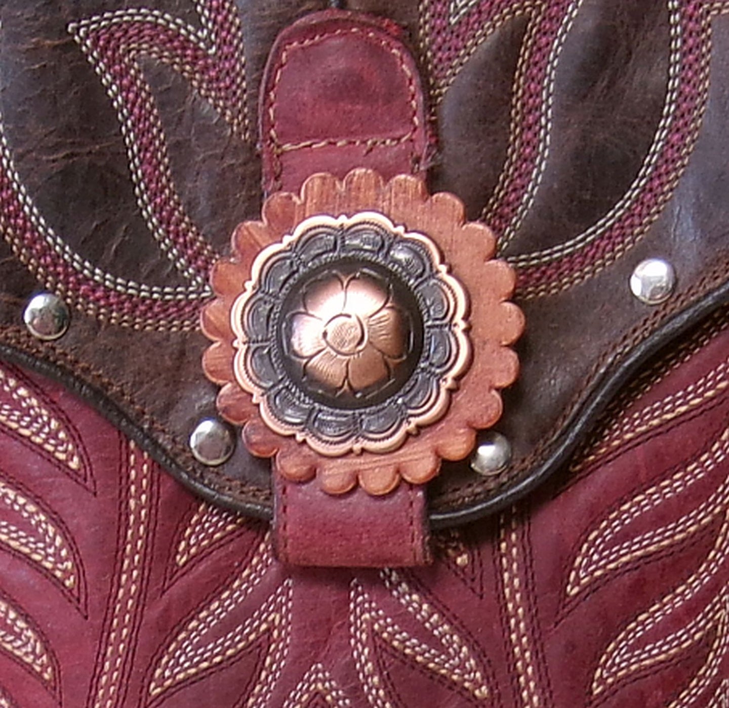 Cowboy Boot Crossbody Hipster Purse HP943