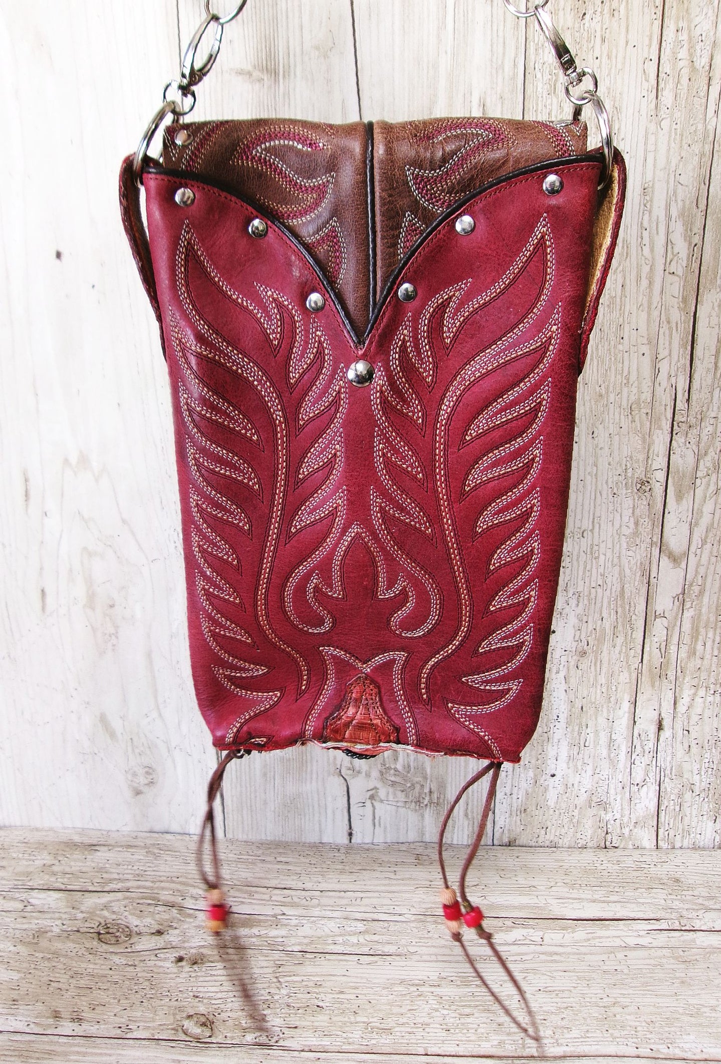 Western Artisan Bag 6Pc Bundle – Mixed Styles and Sizes handcrafted from cowboy boots. Shop  at ChrisThompsonBags.com and buy the best ["hair on hide"] at Chris Thompson Bags.
